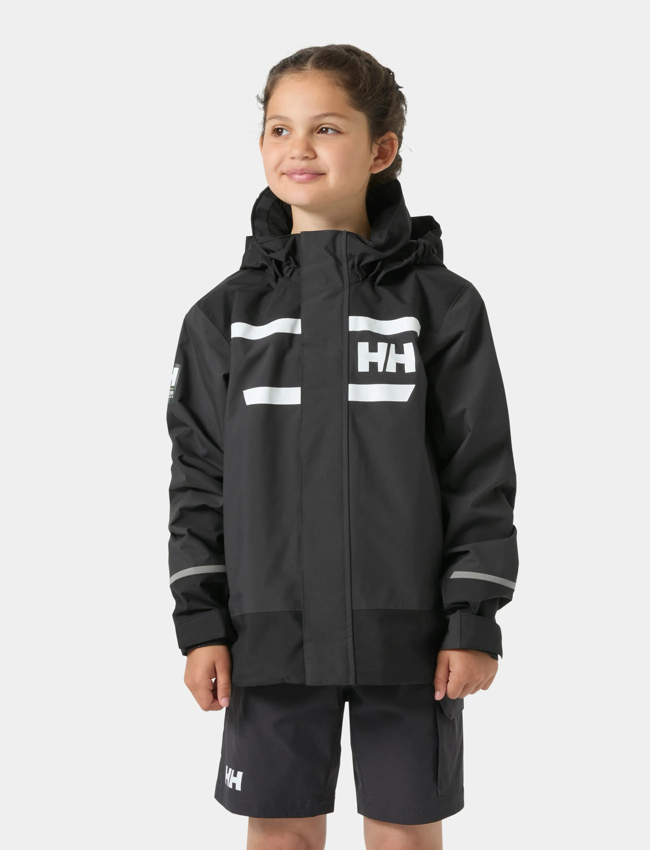 Helly Hansen Jr Salt Port 2.0 Jac, 140, Black, Skaltøj > Skaltøjsjakke, Børn