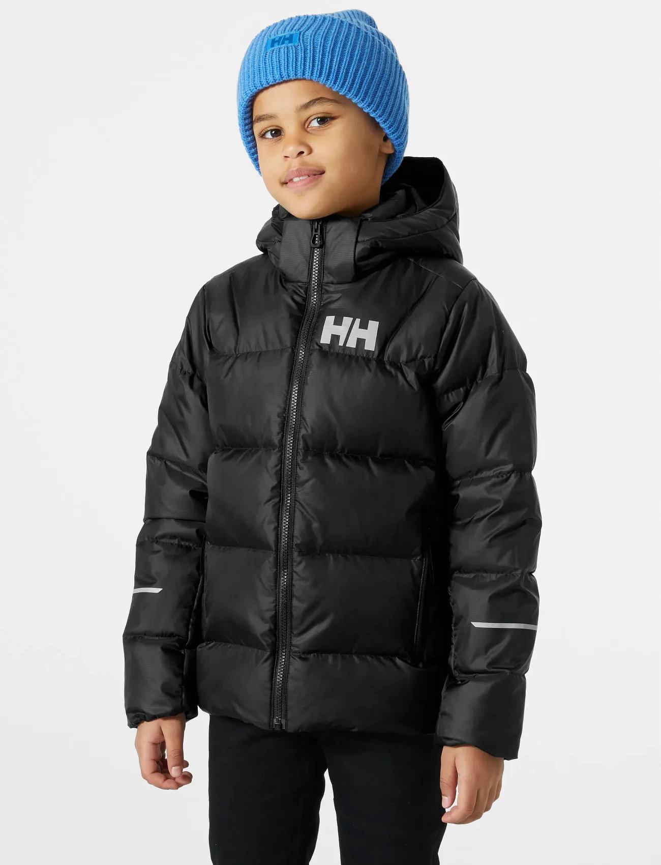 Helly Hansen Jr Isfjord Down Jacket 2.0, 158, Black, Jackets & Coats - Puffer Padded, Børn