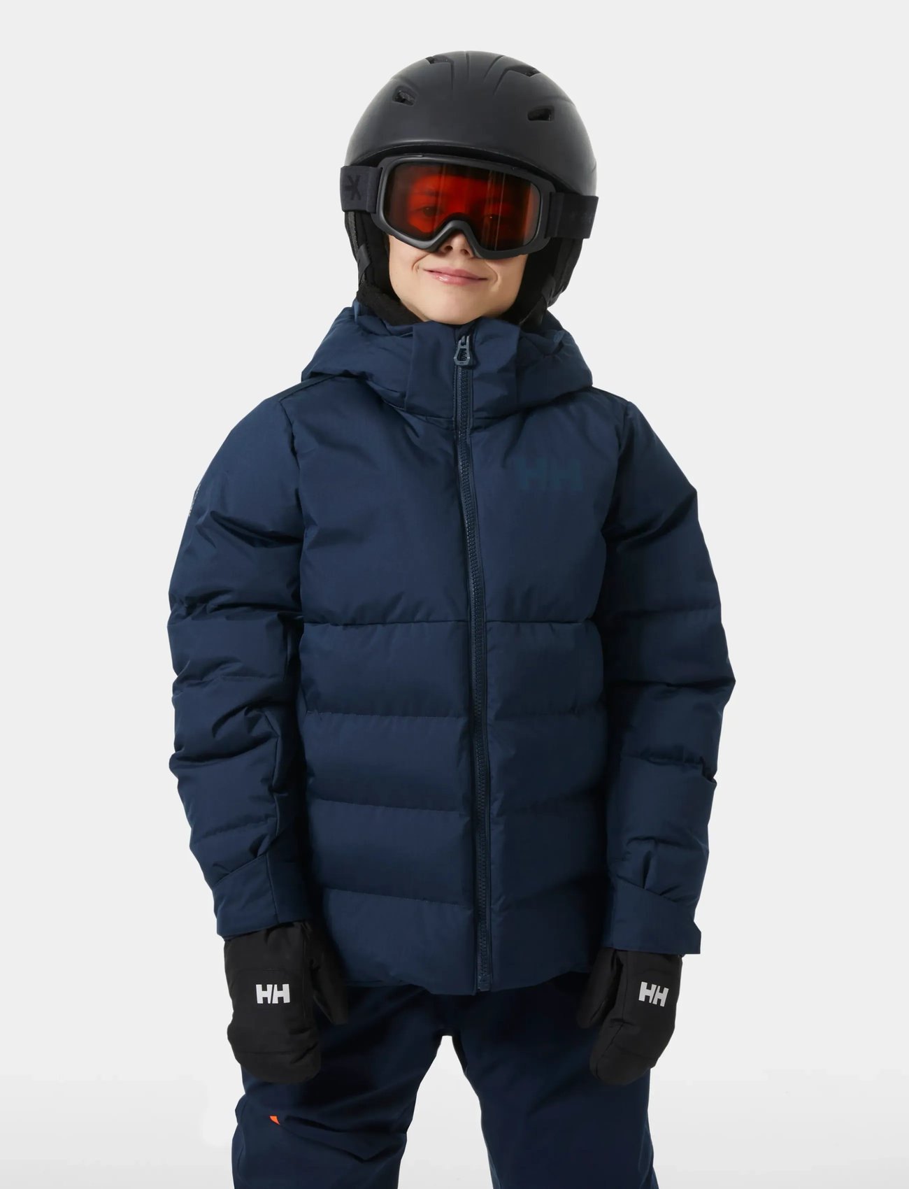 Helly Hansen Jr Kvitfjell Race Puffy Jacket, 152, Navy, Sneskibeklædning > Sneskijakke, Børn