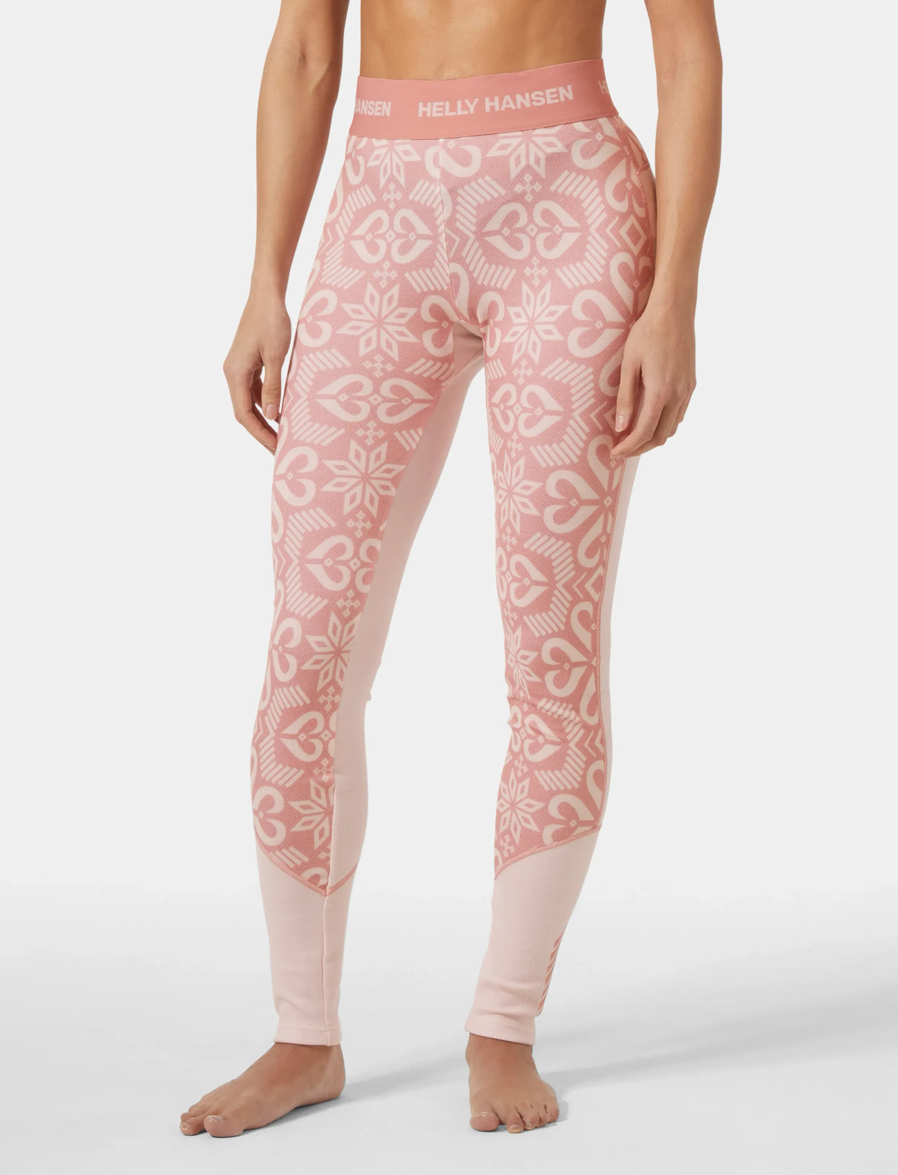 Helly Hansen W Lifa Merino Midw Gra Pant, XL, Pink, Underdele > Underdele Til Basislag, Dame