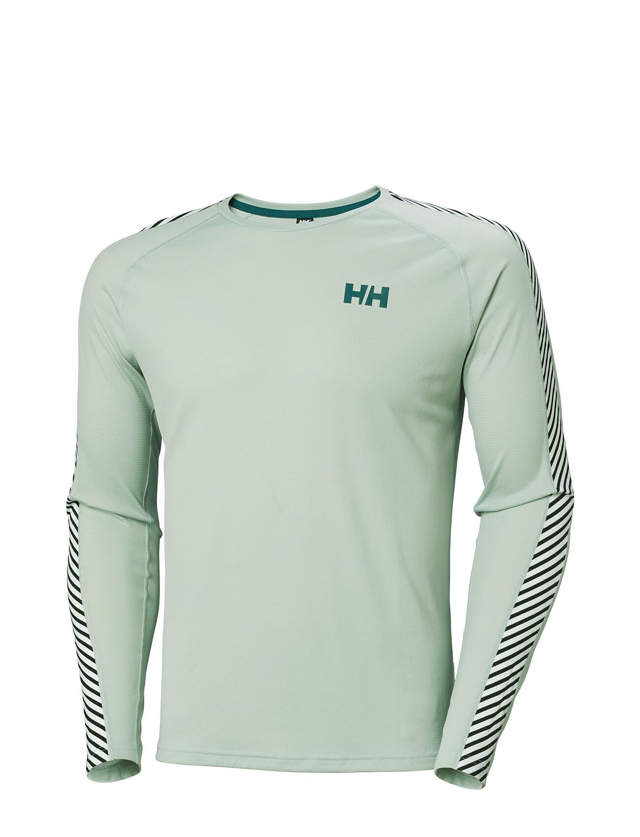 Lifa Active Stripe Crew Green Helly Hansen