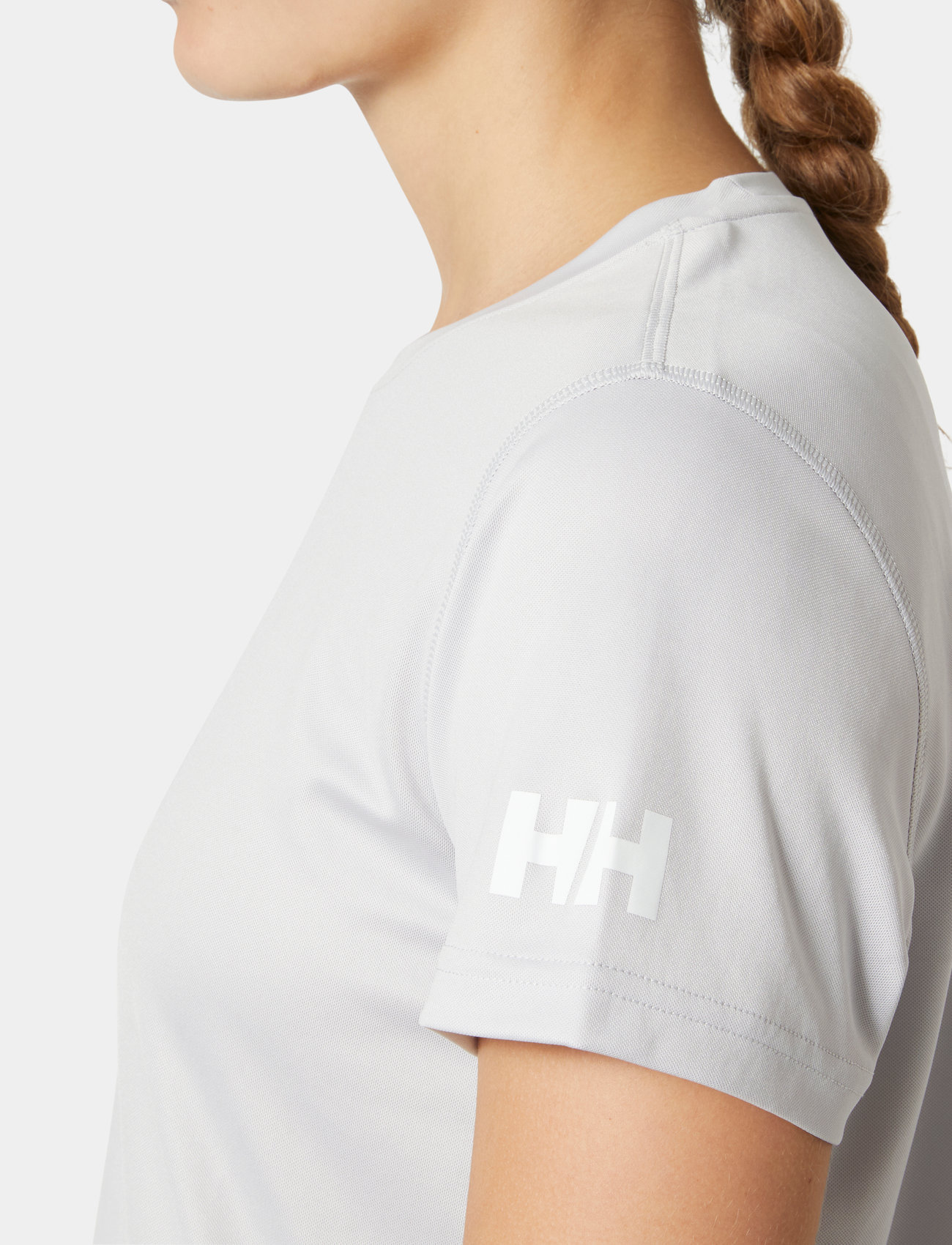 Helly Hansen W Hh Tech T-Shirt 2.0, M, Grey, Sports Overdele & T-shirts > Sport T-shirts, Dame