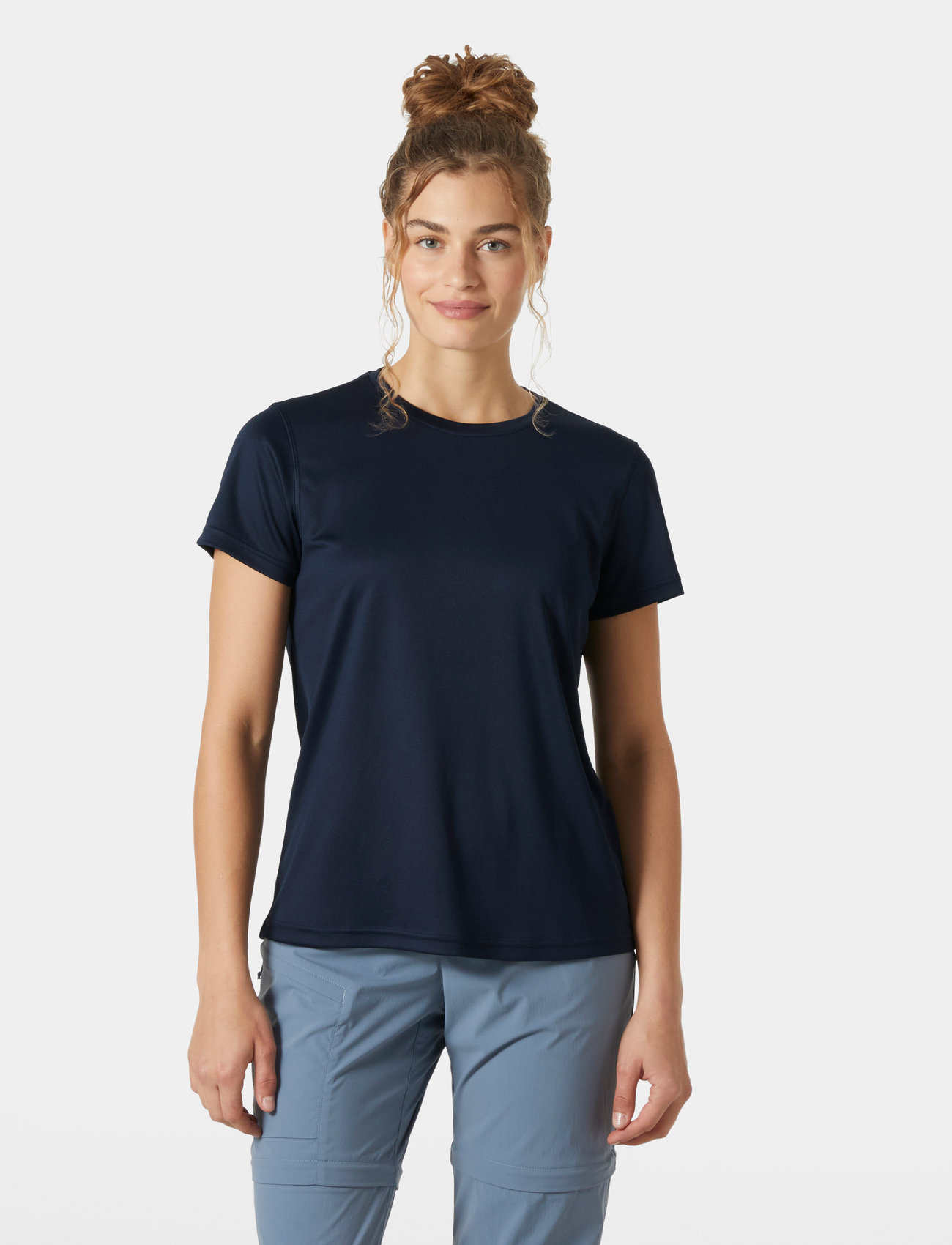 Helly Hansen W Hh Tech T-Shirt 2.0, M, Navy, Sports Overdele & T-shirts > Sport T-shirts, Dame