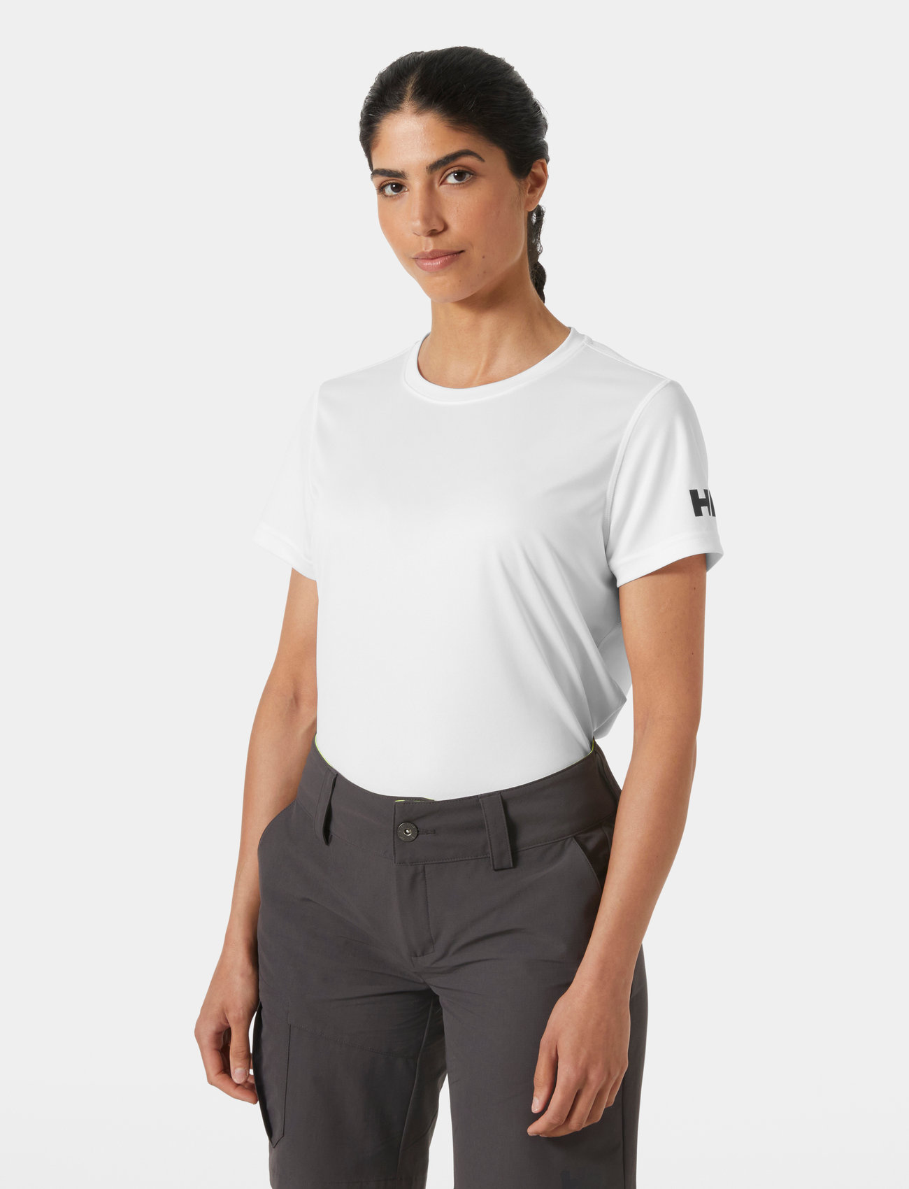 Helly Hansen W Hh Tech T-Shirt 2.0, M, White, Sports Overdele & T-shirts > Sport T-shirts, Dame