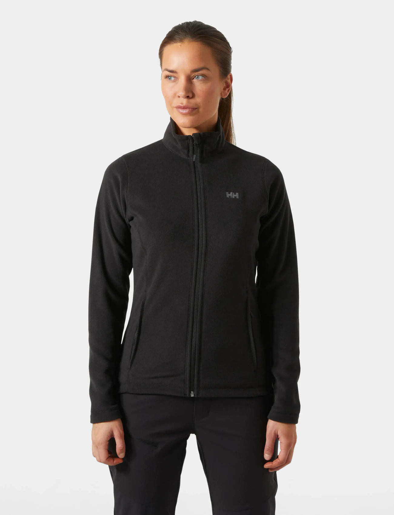 Helly Hansen W Daybreaker Fleece Jacket, S, Black, Sweatshirts & Hættetrøjer > Fleeces & Midlayers, Dame
