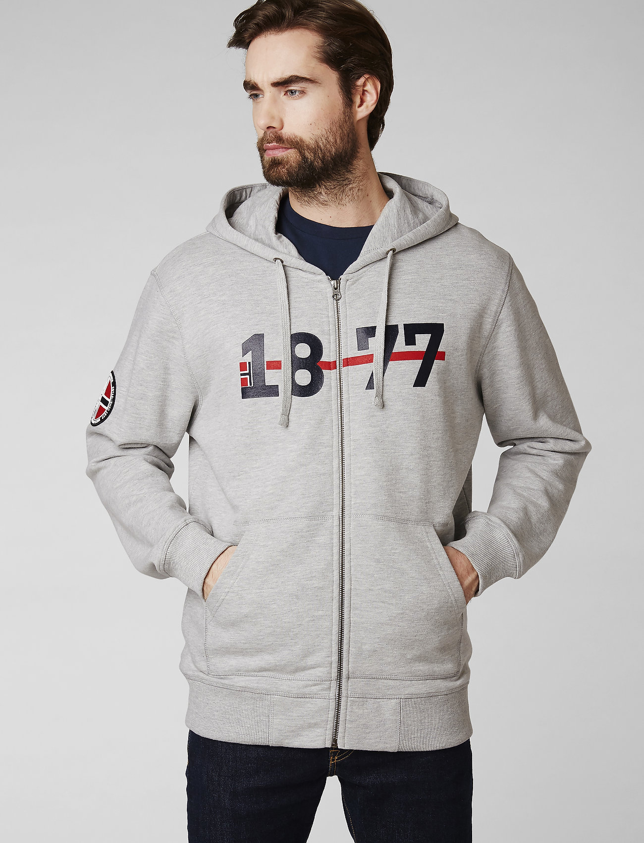 helly hansen zip up hoodie