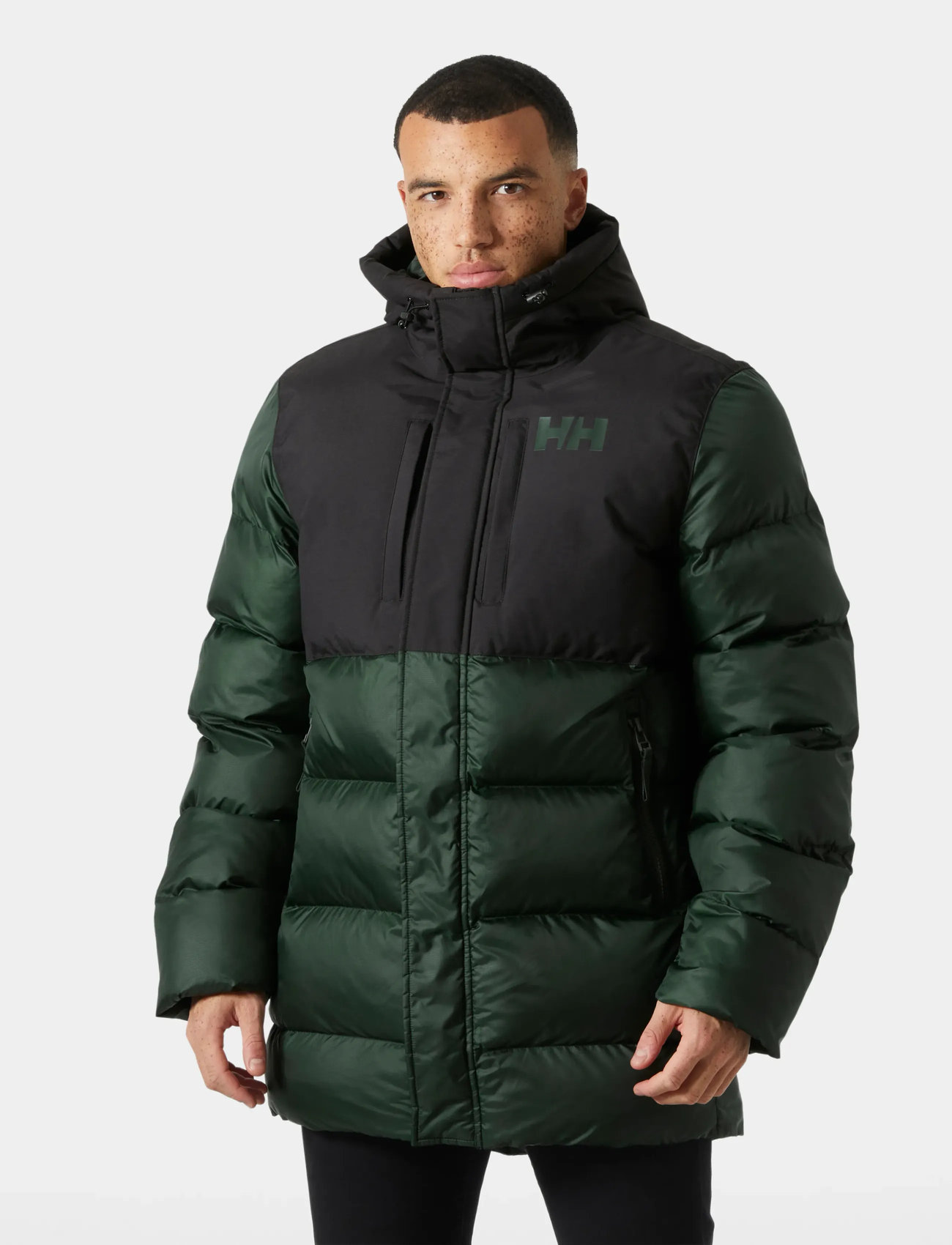 Helly Hansen Active Puffy Long Jacket, XXL, Green, Jakker > Vatterede Jakker, Herre