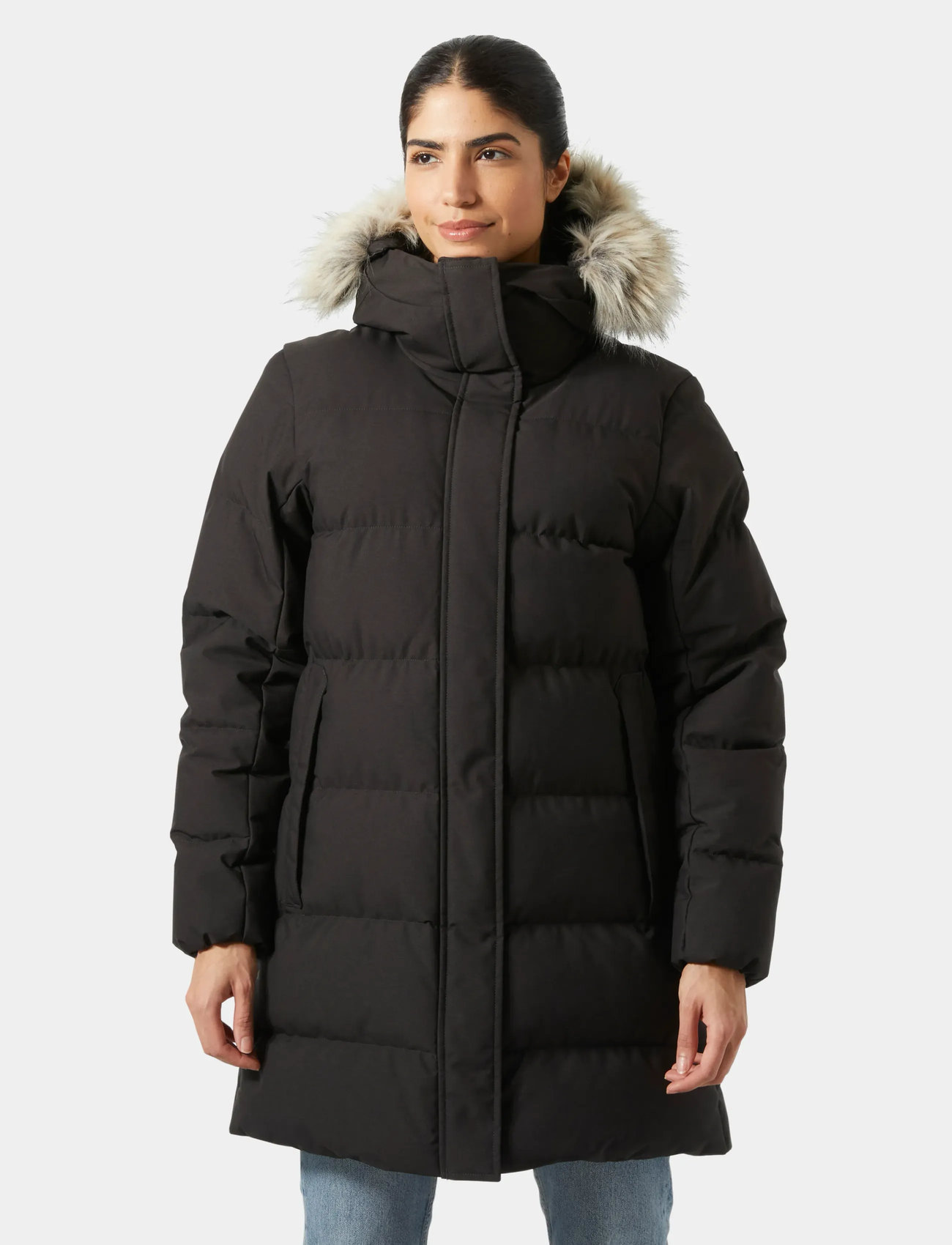 Helly Hansen W Blossom Puffy Parka, M, Black, Jakker > Vatteret Jakke, Dame