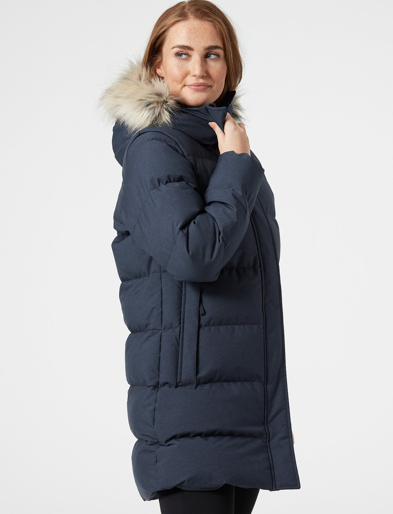 Helly Hansen W Blossom Puffy Parka, M, Blue, Jakker > Vatteret Jakke, Dame