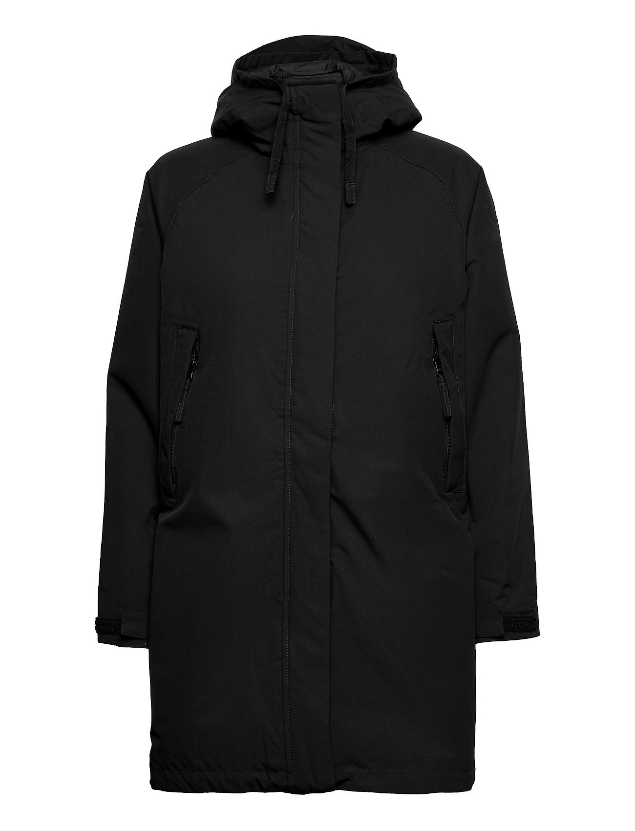 W Mono Material Ins Rain Coat Outerwear Rainwear Rain Coats Musta Helly Hansen