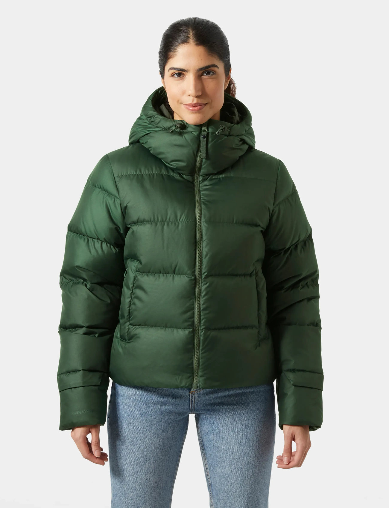 Helly Hansen W Essence Down Jacket, L, Green, Jakker > Vatteret Jakke, Dame
