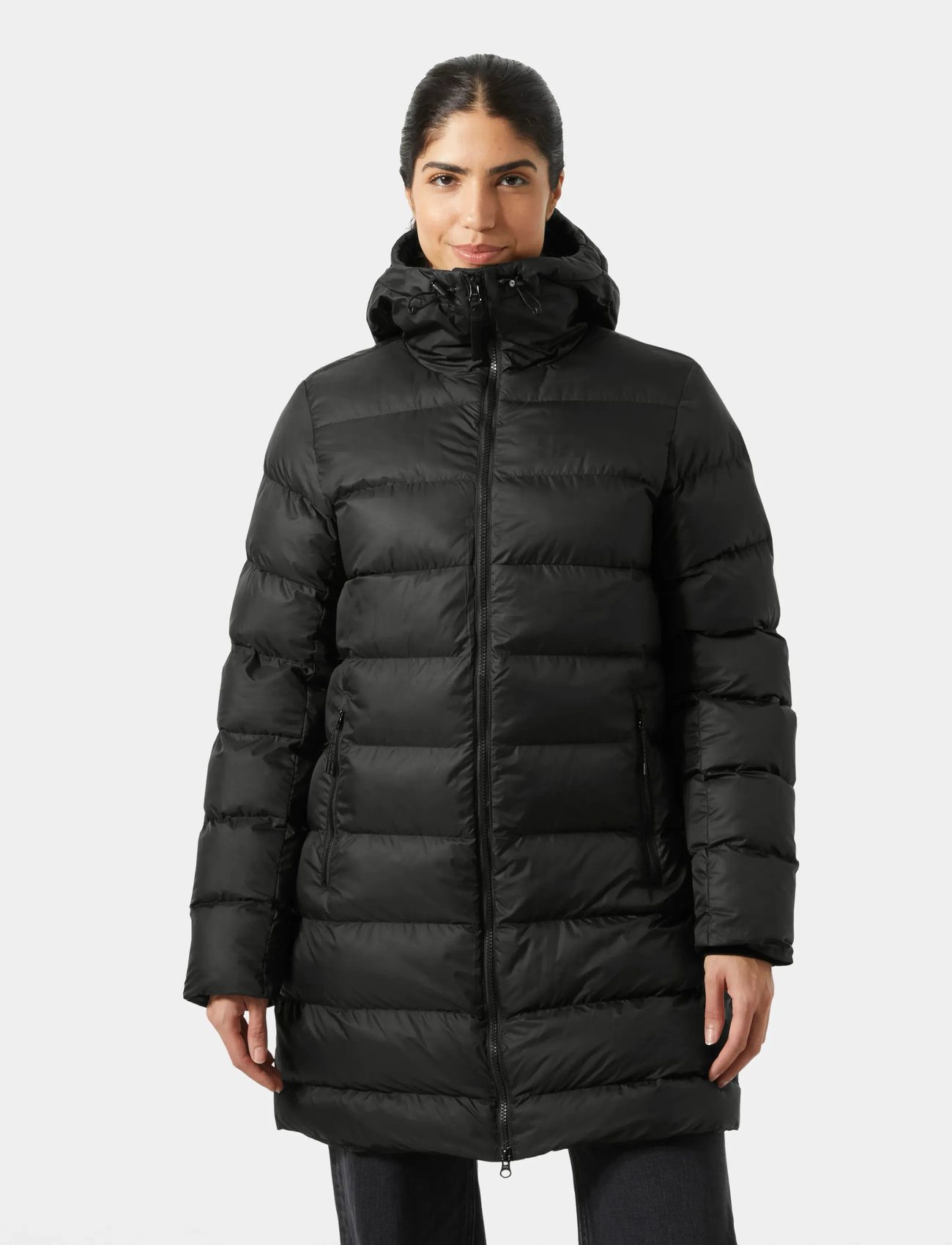 Helly Hansen W Active Puffy Parka, S, Black, Jakker > Vatteret Jakke, Dame
