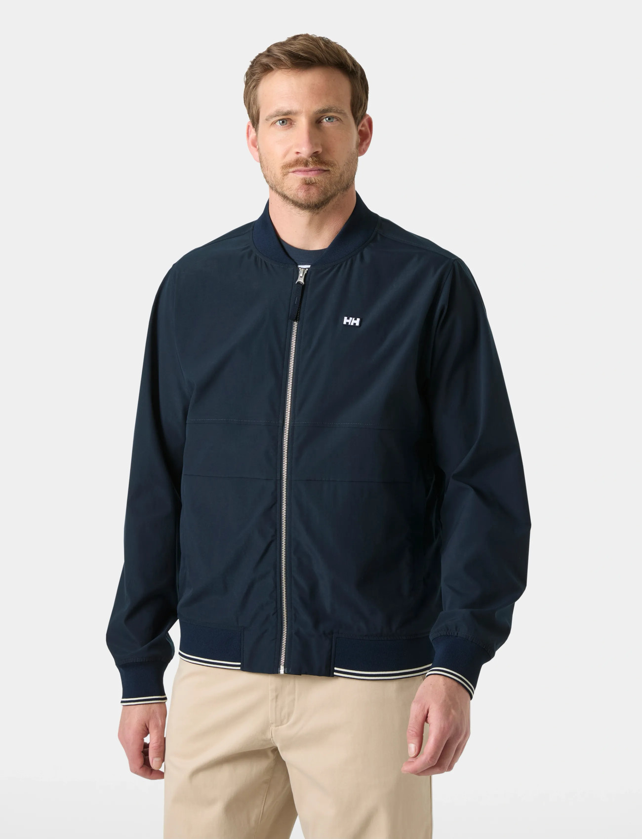 Helly Hansen Marine Bomber Jacket, L, Navy, Sport Jackets > Sport Casual Jackets, Herre