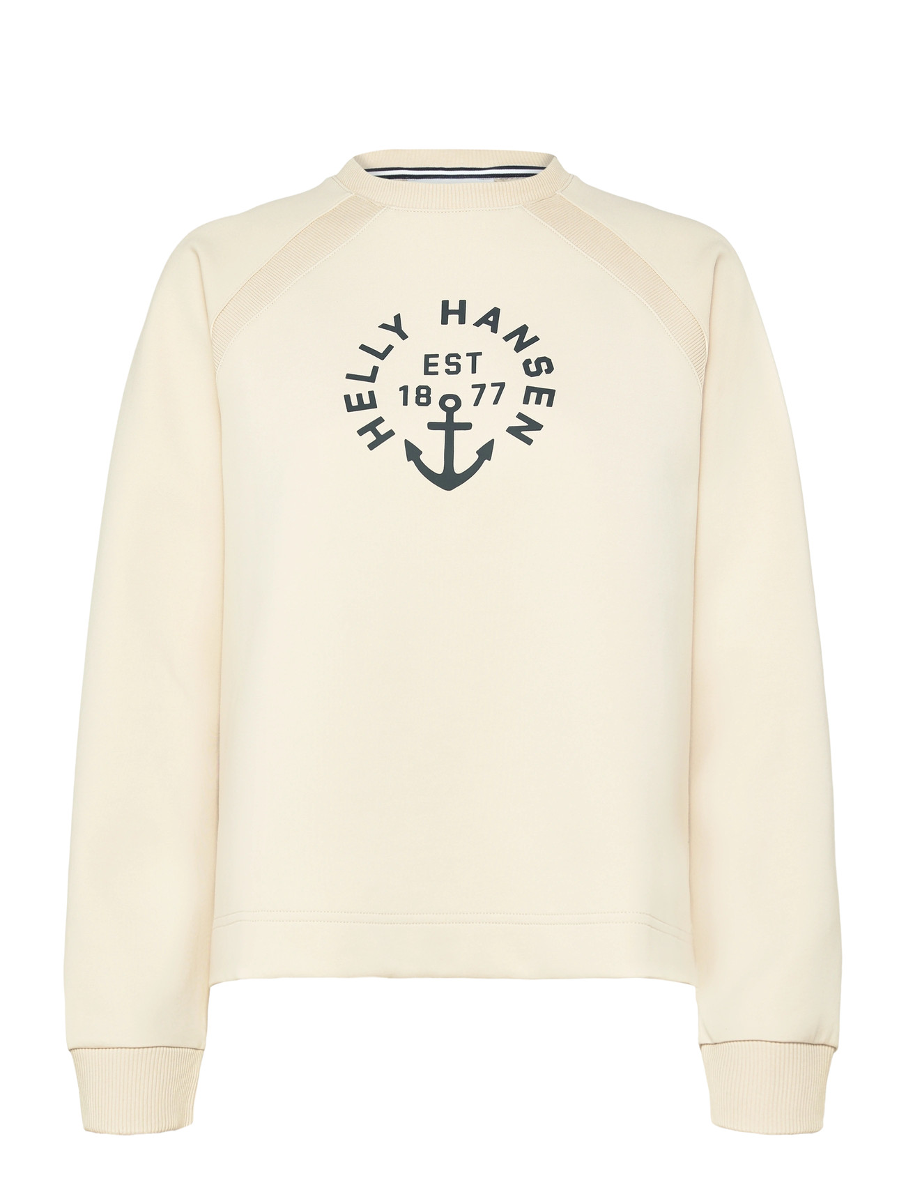 HELLY HANSEN W Capri Graphic Pullover Cream - S - Damen