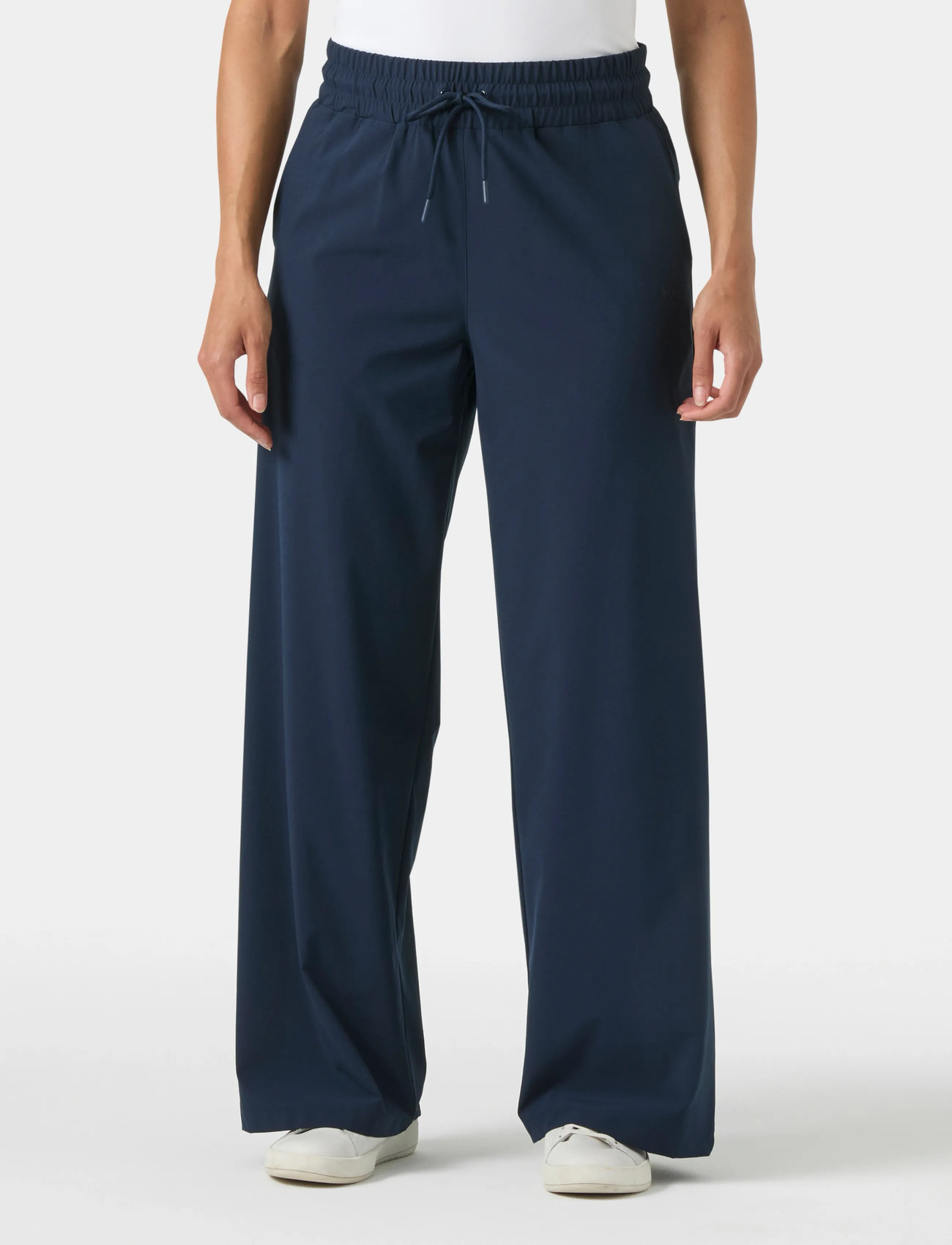 Helly Hansen W Thalia Wide Pant, S, Navy, Sport Pants > Sport Casual Trousers, Dame