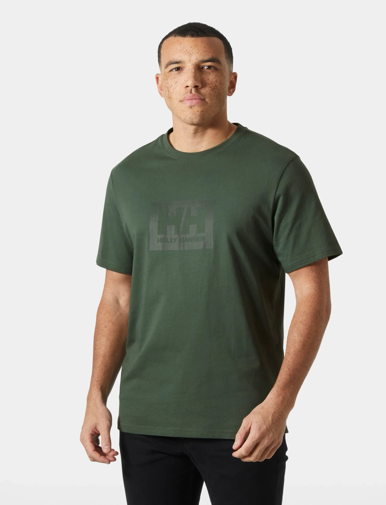 Helly Hansen Hh Box T 2.0, XS, Green, Sport Overdele > Sport T-shirts, Herre