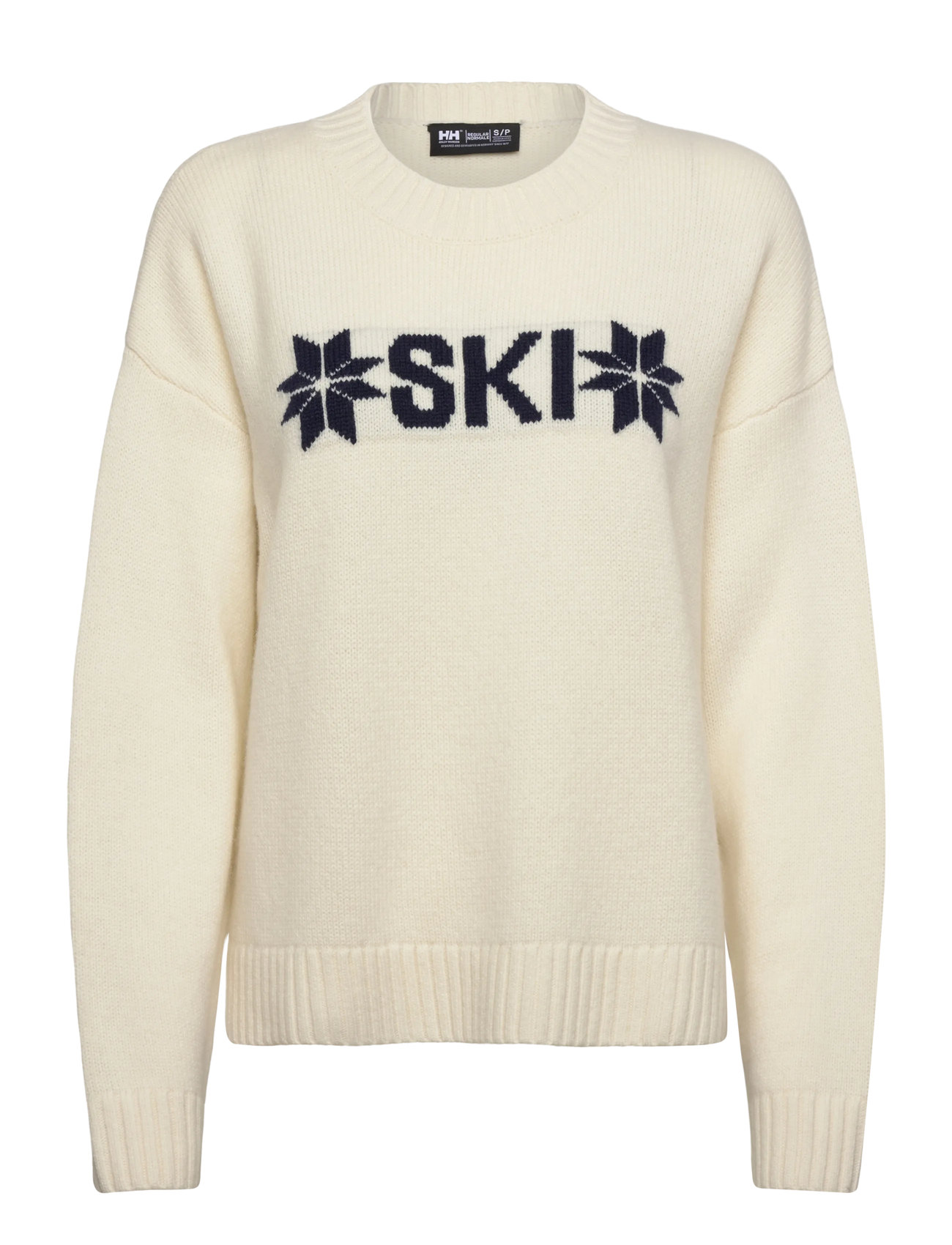 HELLY HANSEN W Bliss Ski Knit Pullover Cream - XS - Damen