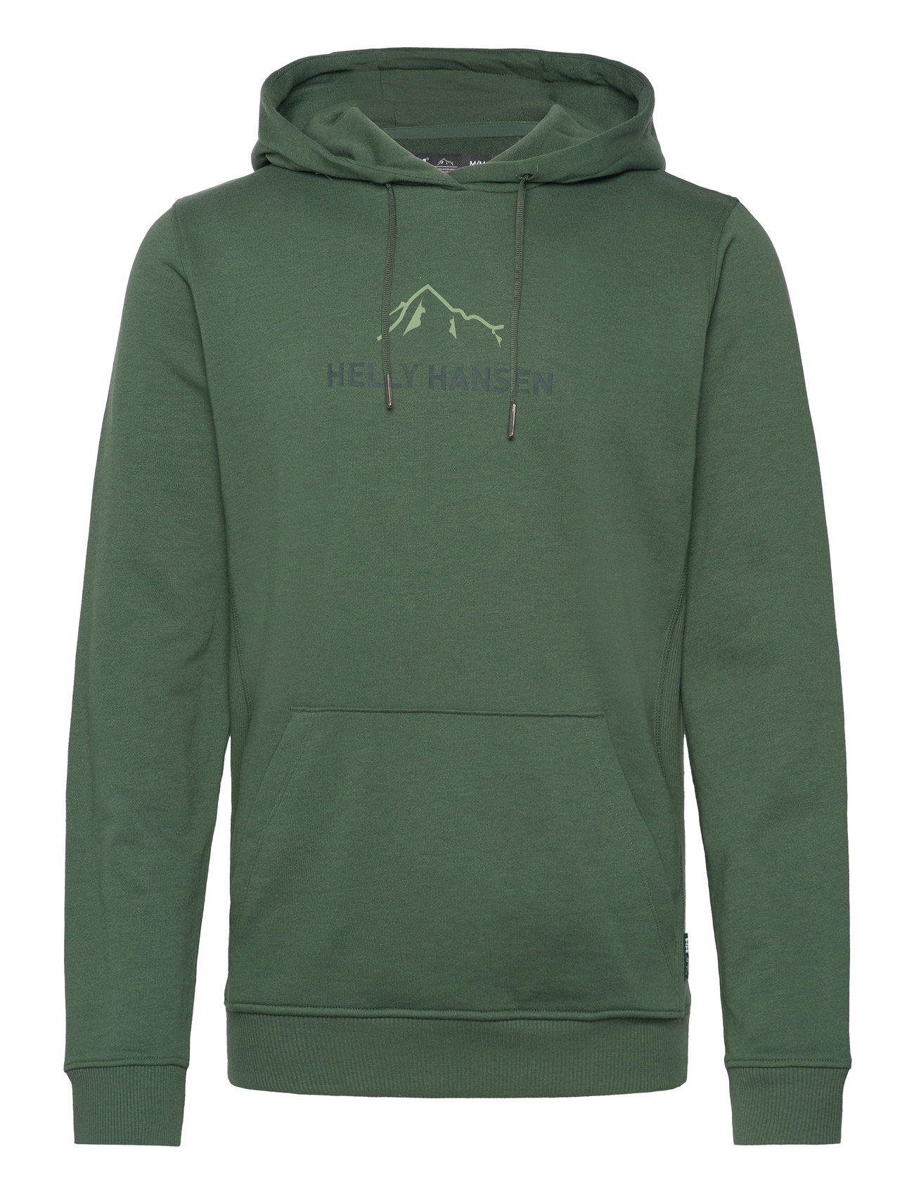 F2F Organic Cotton Hoodie Green Helly Hansen
