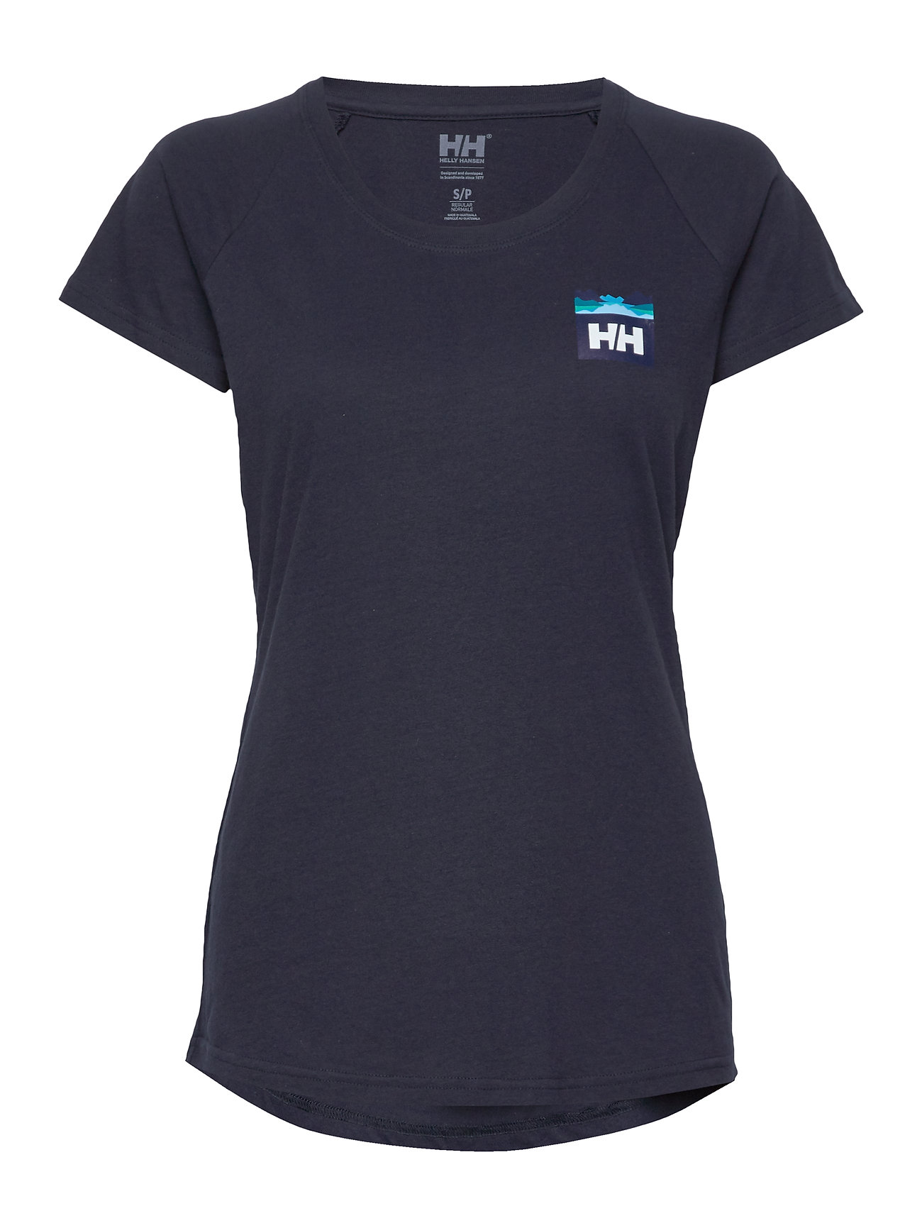 W Nord Graphic Drop T-Shirt T-shirts & Tops Short-sleeved Sininen Helly Hansen