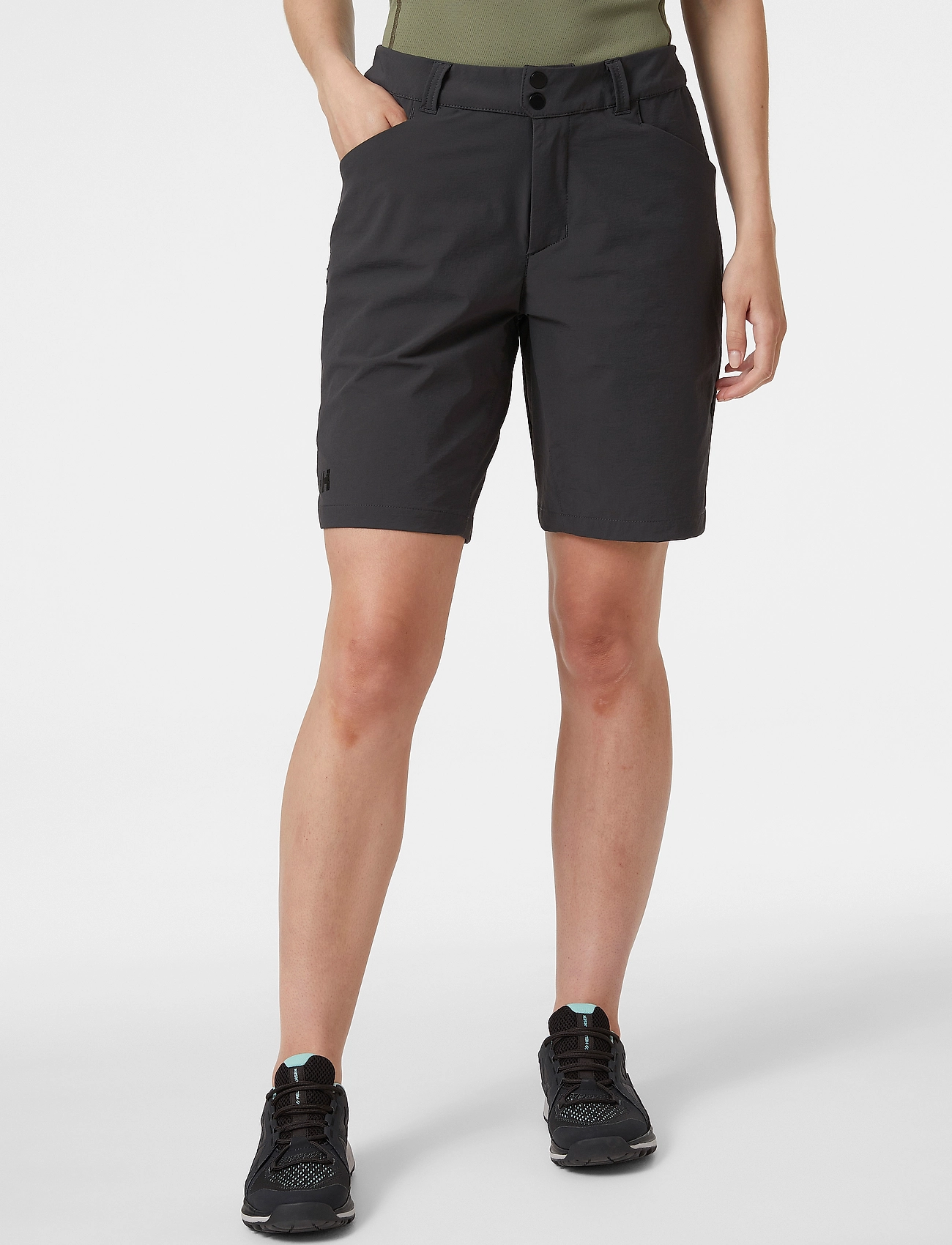 Helly Hansen W Brona Softshell Sh, L, Black, Sport Shorts > Sport Outdoor Shorts, Dame