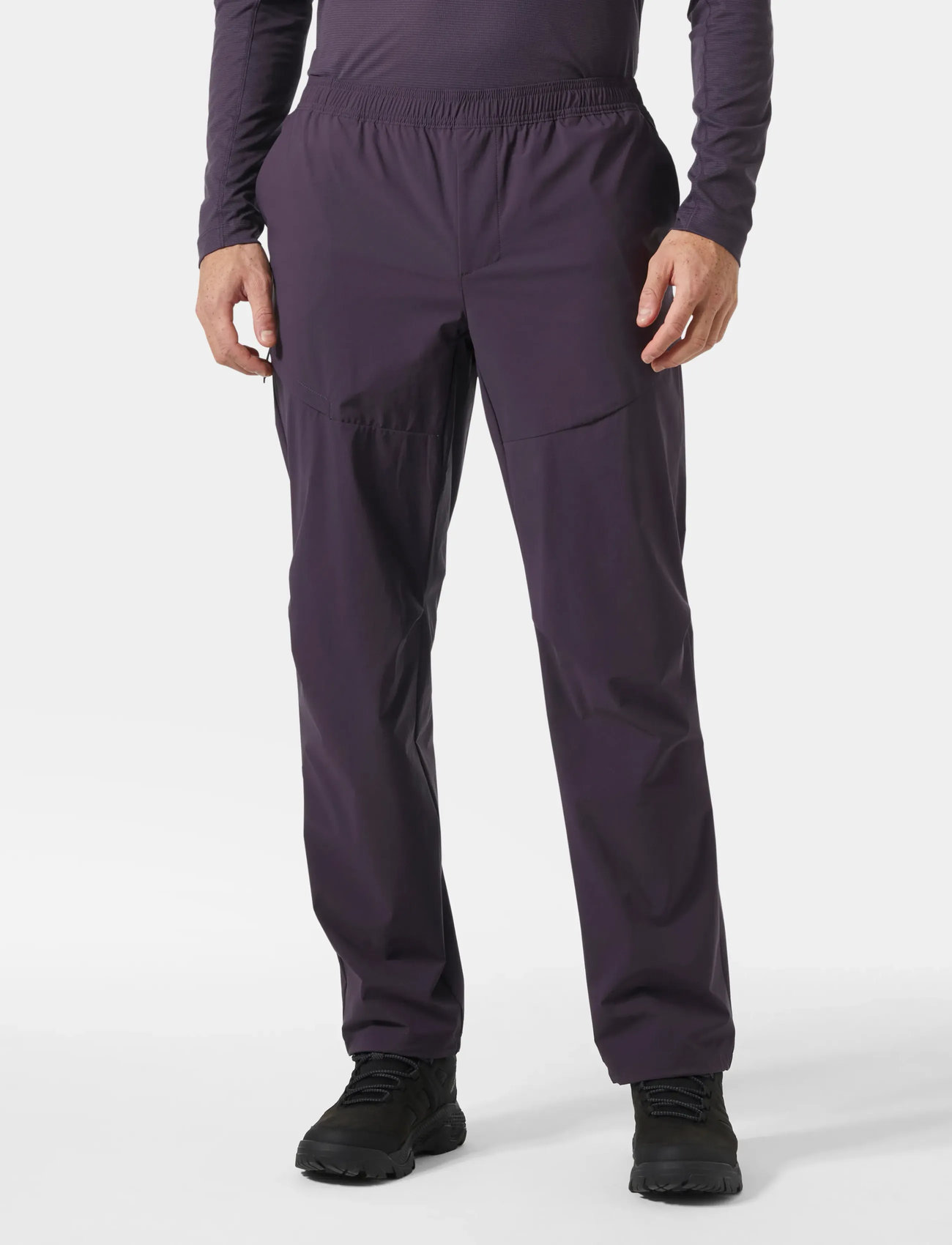 Helly Hansen Awe Relaxed Softshell Pant, S, Purple, Sport Overtøj > Sport Outdoor Pants, Herre