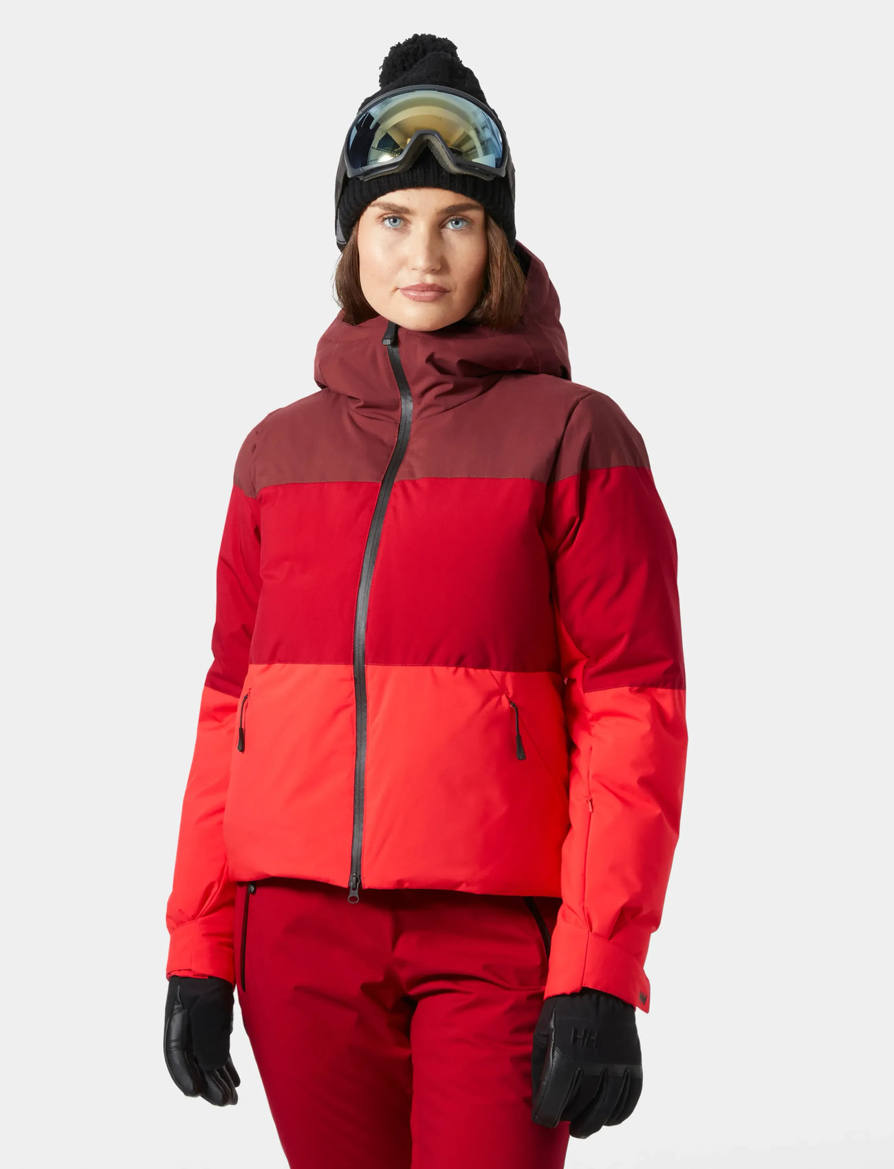 Helly Hansen W Nora Short Puffy Jacket, M, Red, Sport > Sportsjakker, Dame