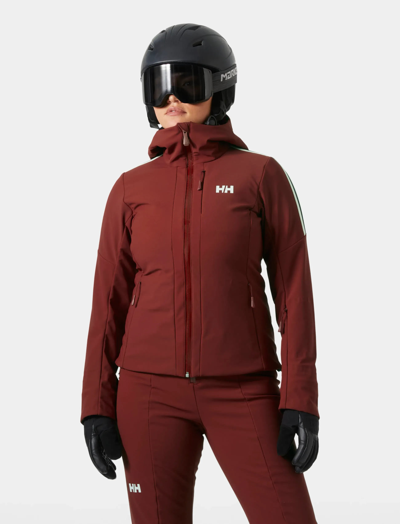 Helly Hansen W Avanti 3-In-1 Softshell Jkt, M, Burgundy, Sport Jackets > Sport Ski Jackets, Dame