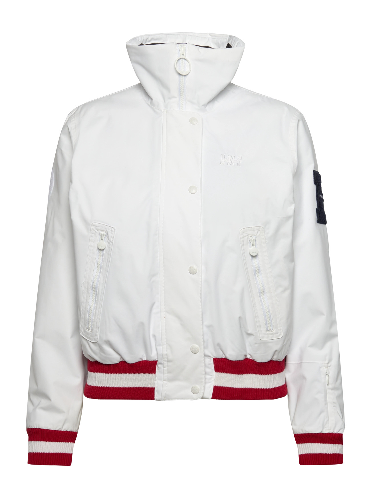 Helly Hansen W Apres Varsity Jacket, XS, White, Sport Jackets > Sport Casual Jackets, Dame
