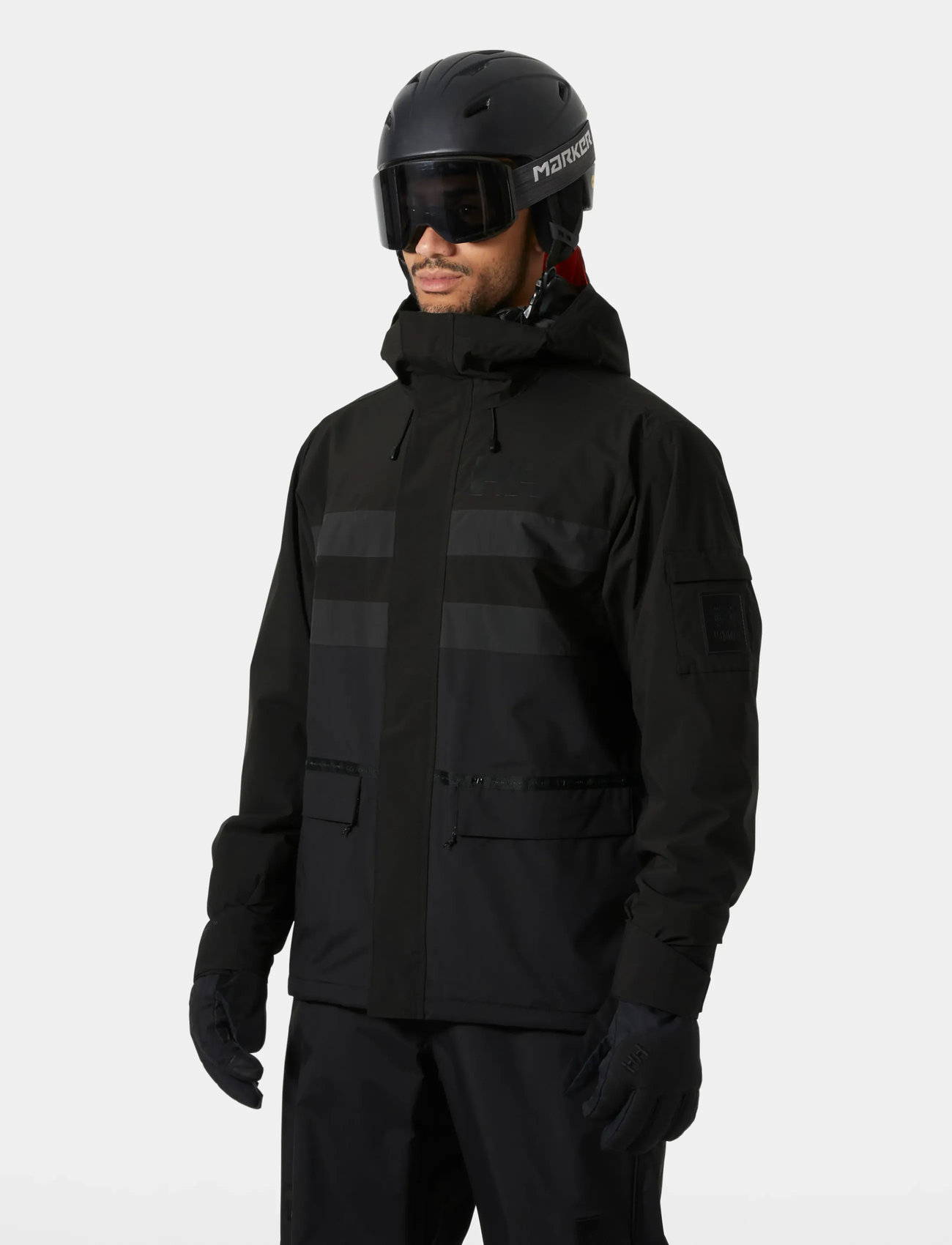 Helly Hansen Ullr D Fram Jacket, L, Black, Sport Jackets > Sport Ski Jackets, Herre