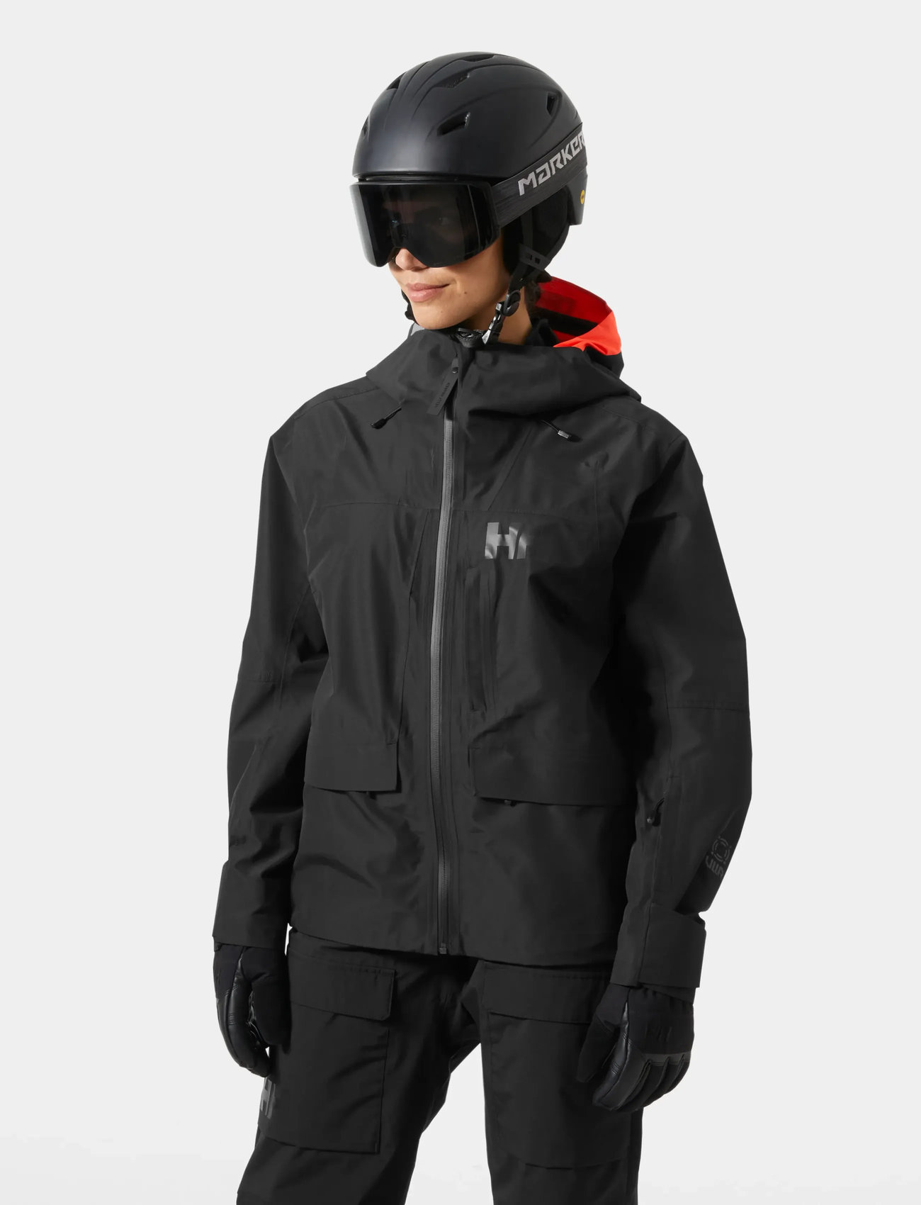 Helly Hansen W Emiko Shell Jacket, S, Black, Sport Jackets > Sport Ski Jackets, Dame