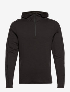 LIFA MERINO LIGHTWEIGHT HOODIE - megztiniai ir džemperiai - 990 black