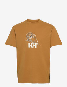 SKOG RECYCLED GRAPHIC T-SHIRT - t-shirts - 712 cumin