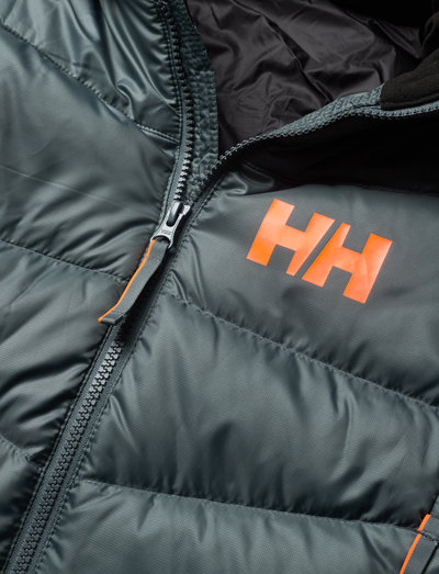 seaweed There is a trend Modernization Helly Hansen Jr Isfjord Down Mix Jacket (591 Trooper), (117 €) | Large  selection of outlet-styles | Booztlet.com