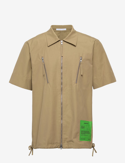 ZIP SHIRT.COTTON NYL - basic skjorter - beige