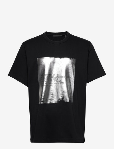 SILVER TEE.METALLIC - t-shirts med print - black