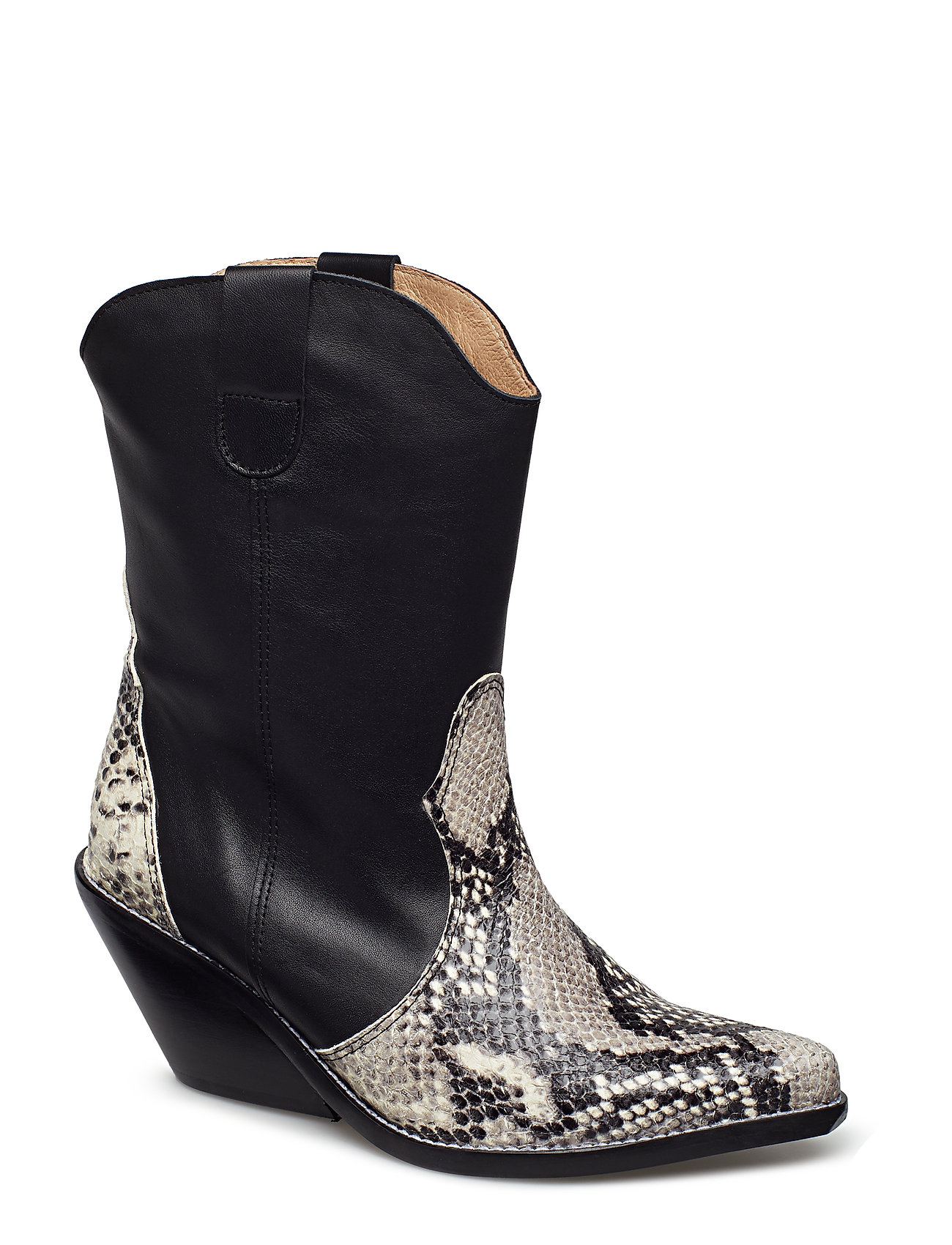 Livia X Ankle Boots Met Hak Zwart Henry Kole henry kole kopen in de aanbieding