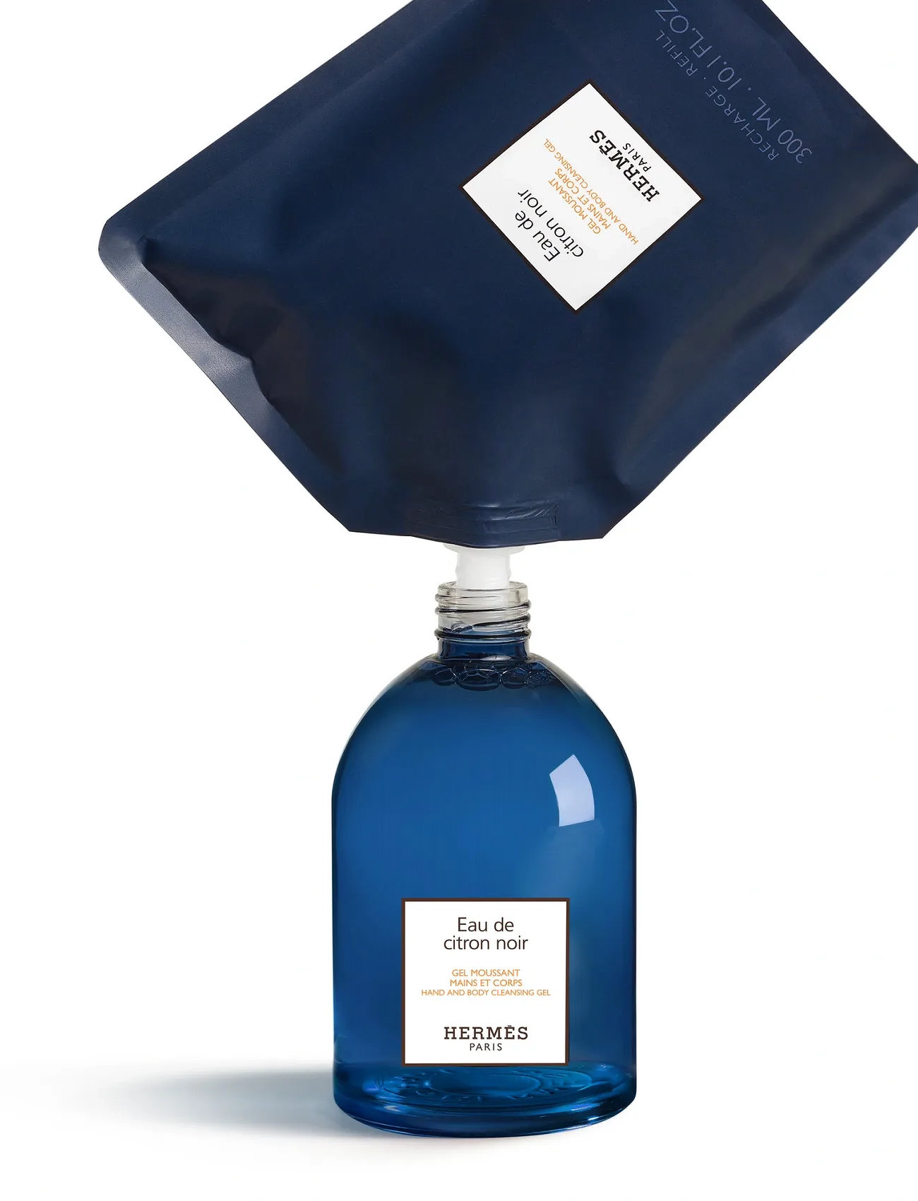 HERMÈS Eau De Citron Noir, Hand And Body Cleansing Gel Refill, 200 ml, Nude, Body > Body Care Refill, Dame