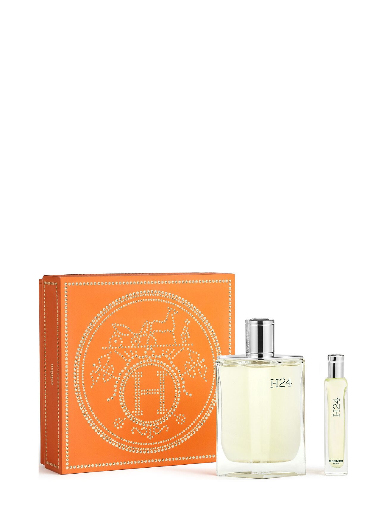 H24 Edt Set 100Ml + 15Ml + Face Moist 20Ml Feh24 Beauty Men All Sets Nude HERMÈS