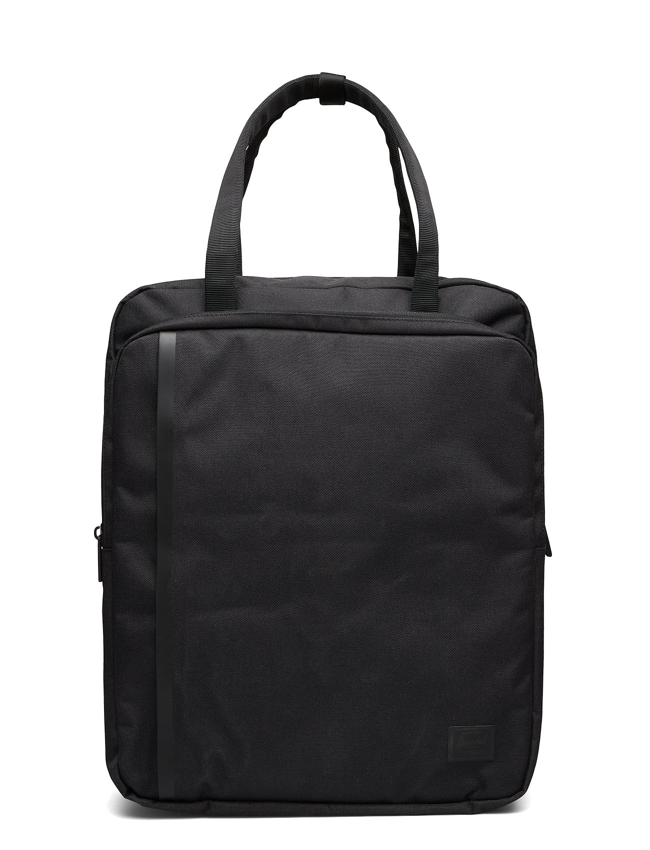 black travel tote