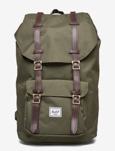 Herschel Little America - backpacks - ivy green/chicory coffee