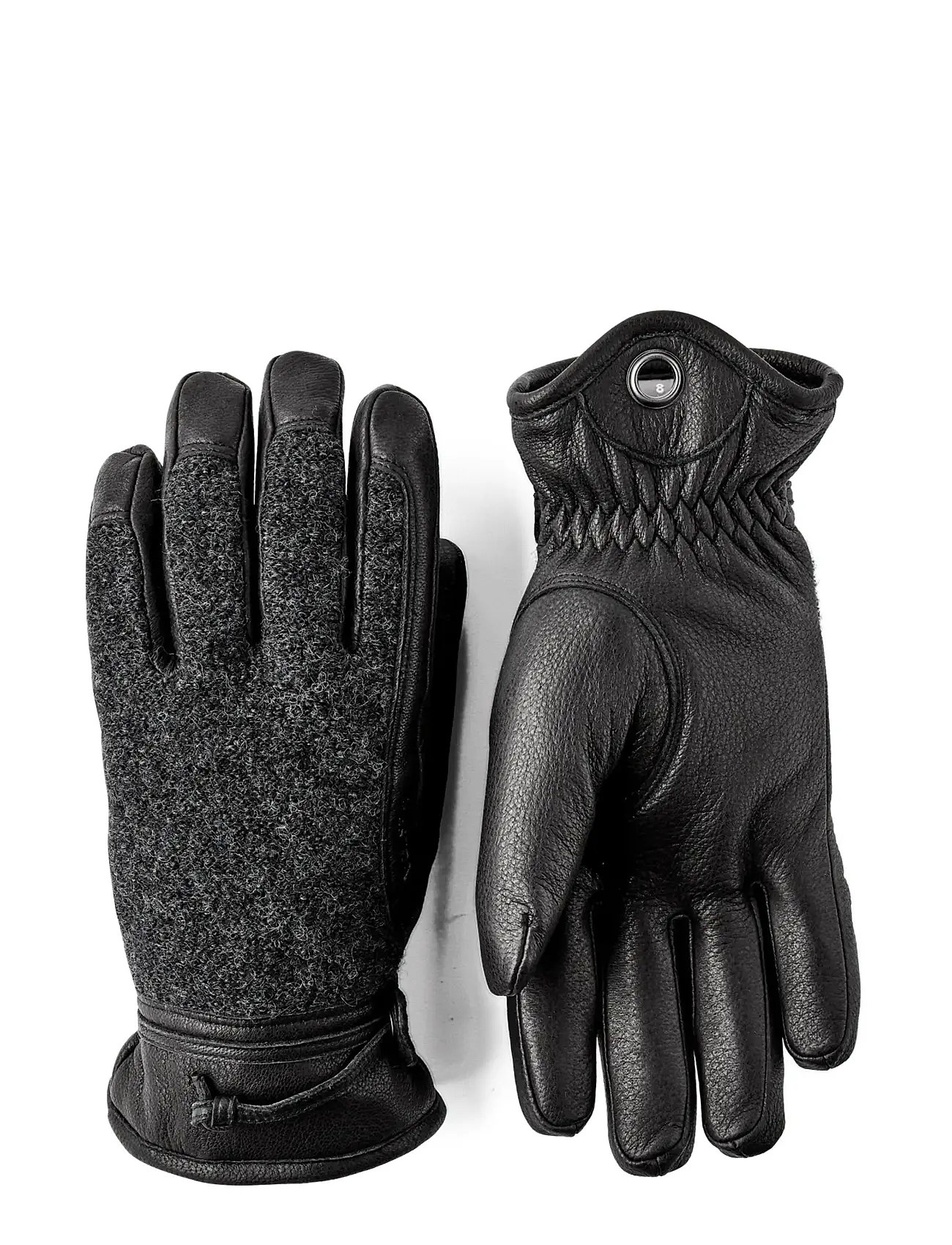 HESTRA Daniel Charcoal/Schwarz Schwarz - 8 - Herren