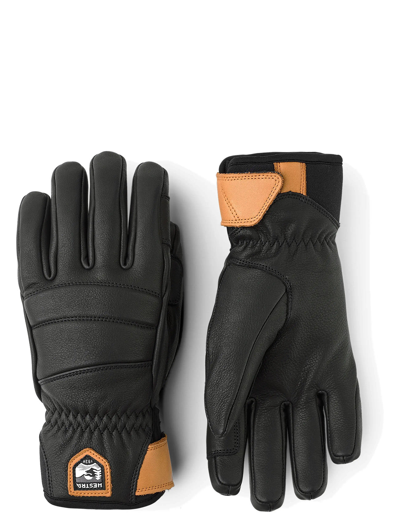 HESTRA Damen ́s Fall Line - 5 Finger Schwarz Schwarz - 7 - Damen