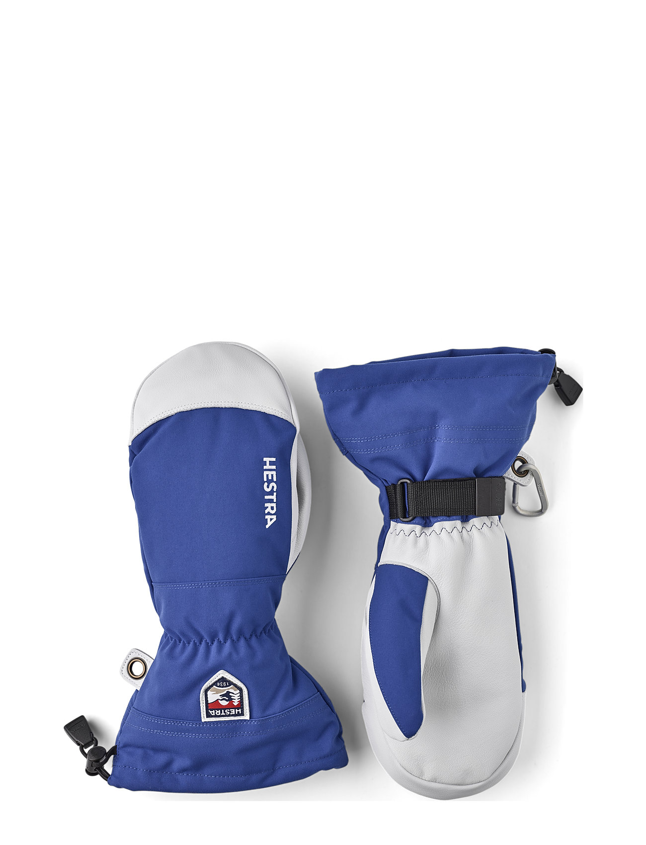 Army Leather Heli Ski - Mitt Accessories Gloves Thumb Gloves Blue Hestra