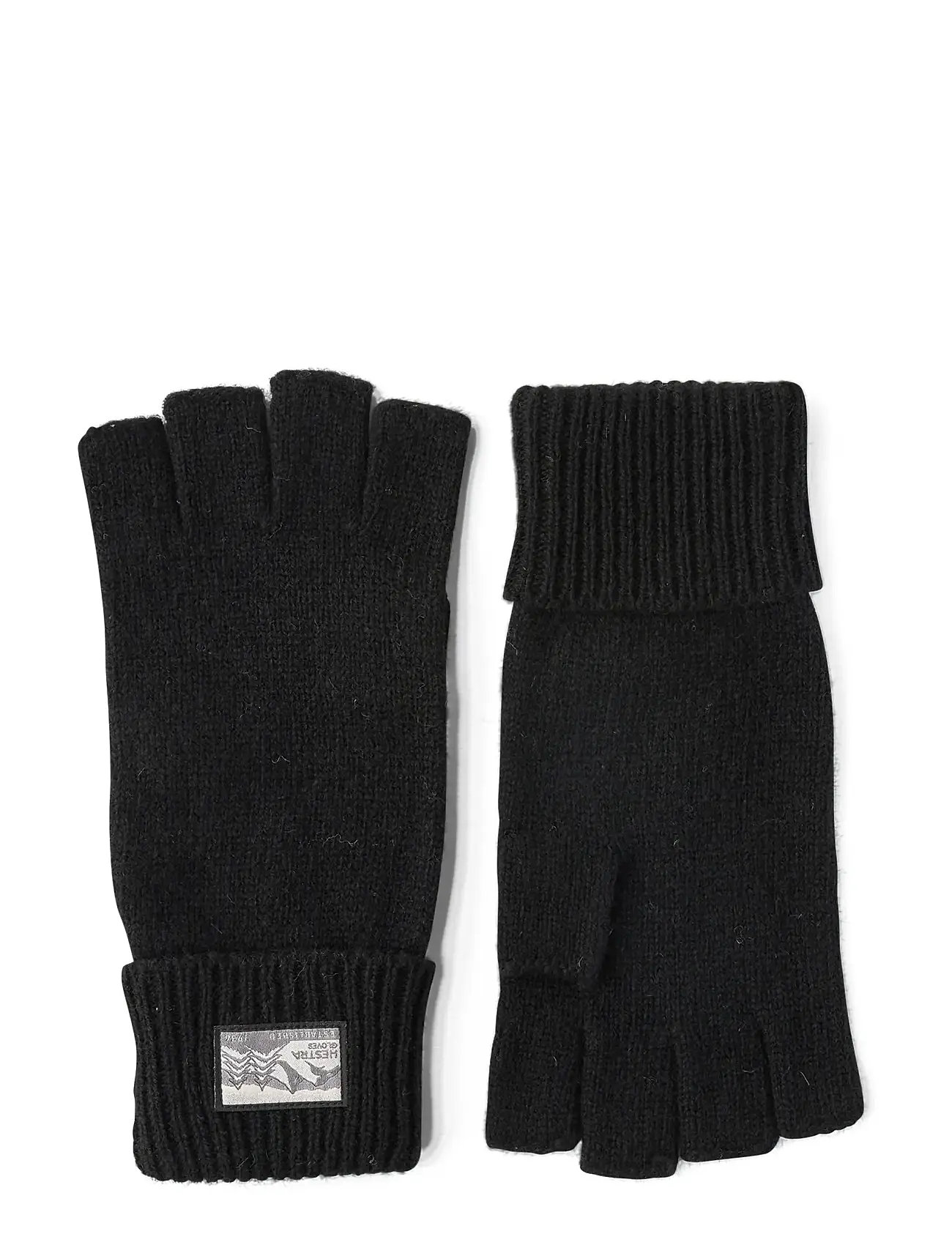 HESTRA Raggwool Half Finger Beige Schwarz - 8 - Damen