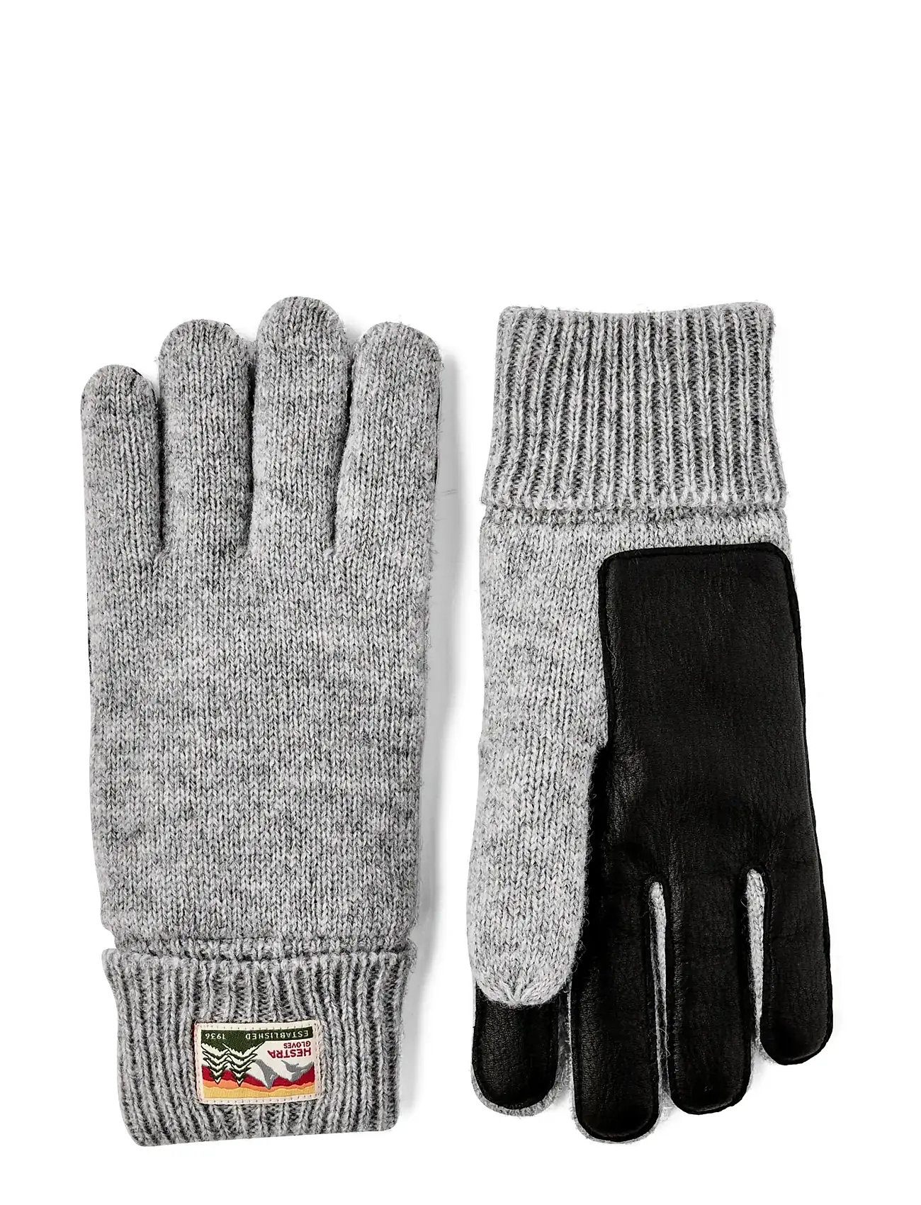 Hestra Raggwool Deer Grey, 7, Grey, Handsker > Fingerhandsker, Herre