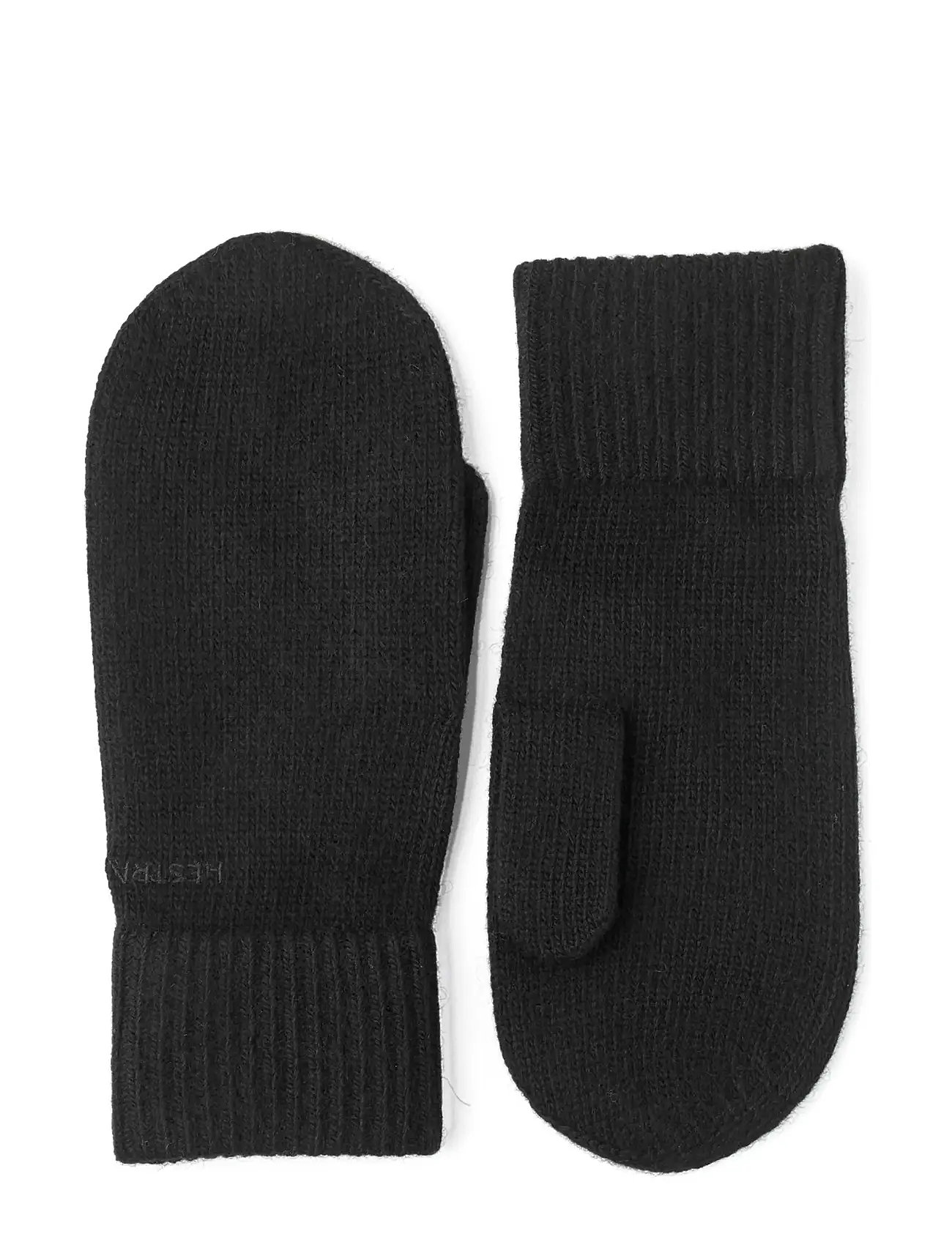 HESTRA Ladies' Cashmere Mitt 2½ Bt Schwarz Schwarz - One Size - Damen