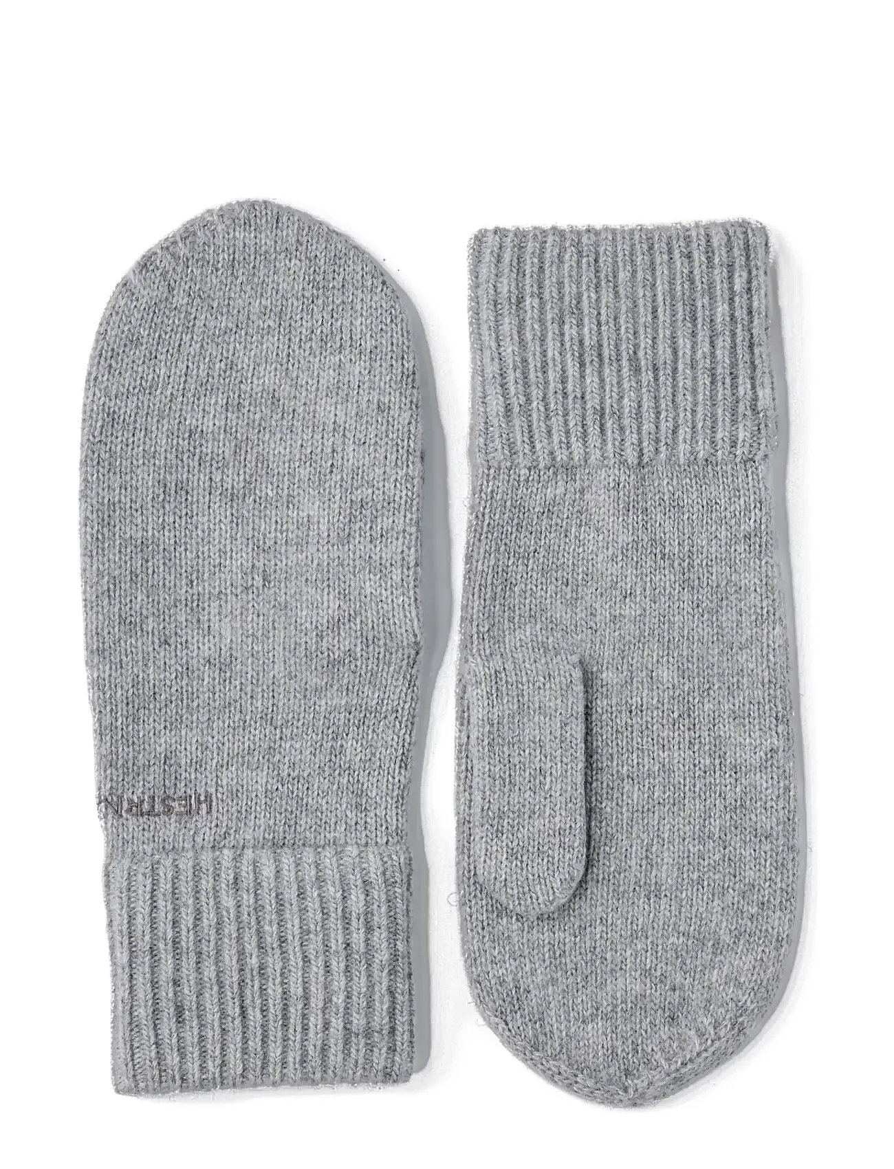 HESTRA Ladies' Cashmere Mitt 2½ Bt Schwarz Grau - One Size - Damen