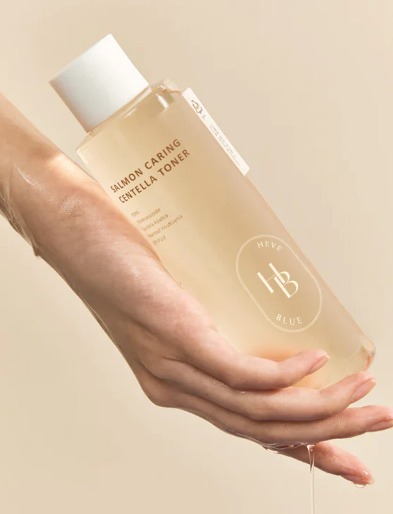 Heveblue Salmon Caring Centella Toner, 200 ml, Nude, Tonere > Hydrerende Tonere, Dame