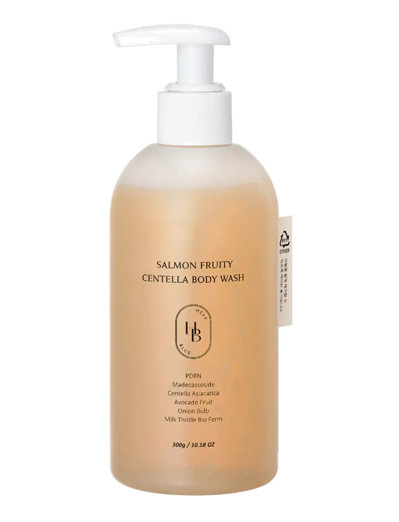 Heveblue Salmon Fruity Centella Body Wash, 300 ml, Nude, Krop > Bad Og Brusebad, Dame