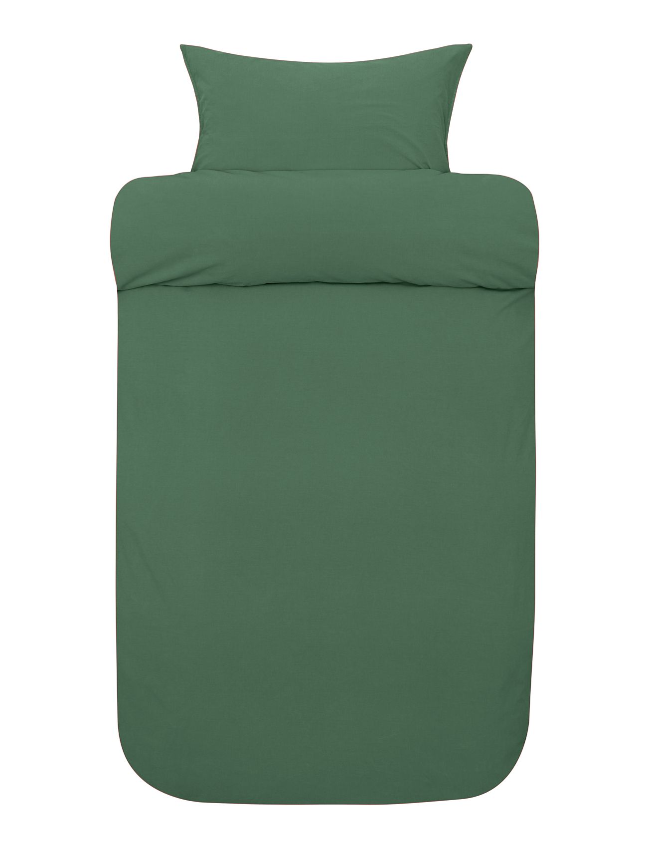 Frøya St Washed Bed Set Green Høie Of Scandinavia